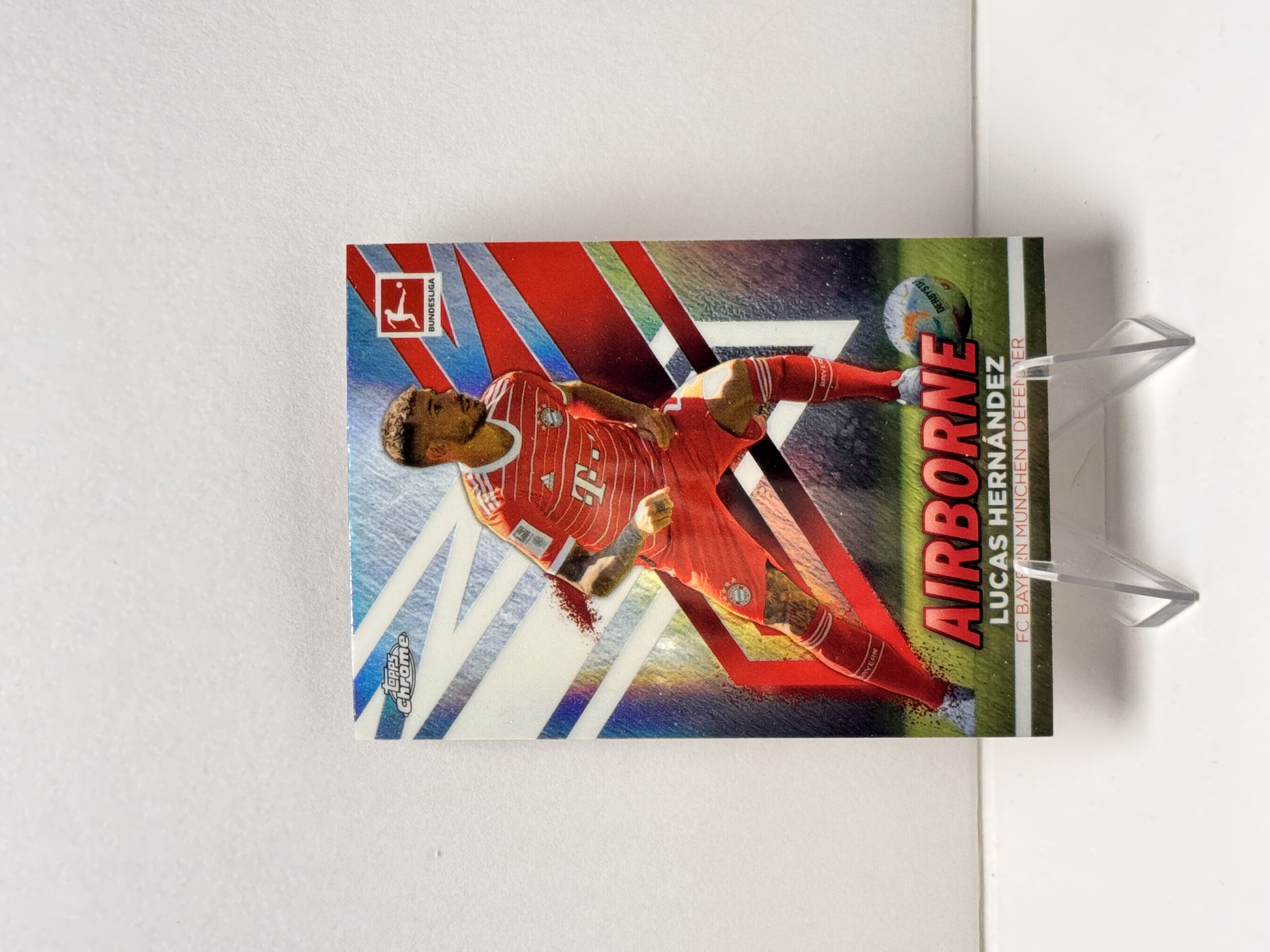 2023 Topps Chrome Lucas Hernández 德甲tc 卢卡斯 赫尔南德斯 拜仁慕尼黑 Airborne 特卡 折射 实卡精美 收藏必备 卡品如图【星爷代拍】D1-4