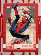 【Lucky7】UD 2020-21 Marvel Annual 漫威20-21年鉴年度 T4四阶段 变体平行卡 大比例 箱均两张 #25 蜘蛛侠 背面白边