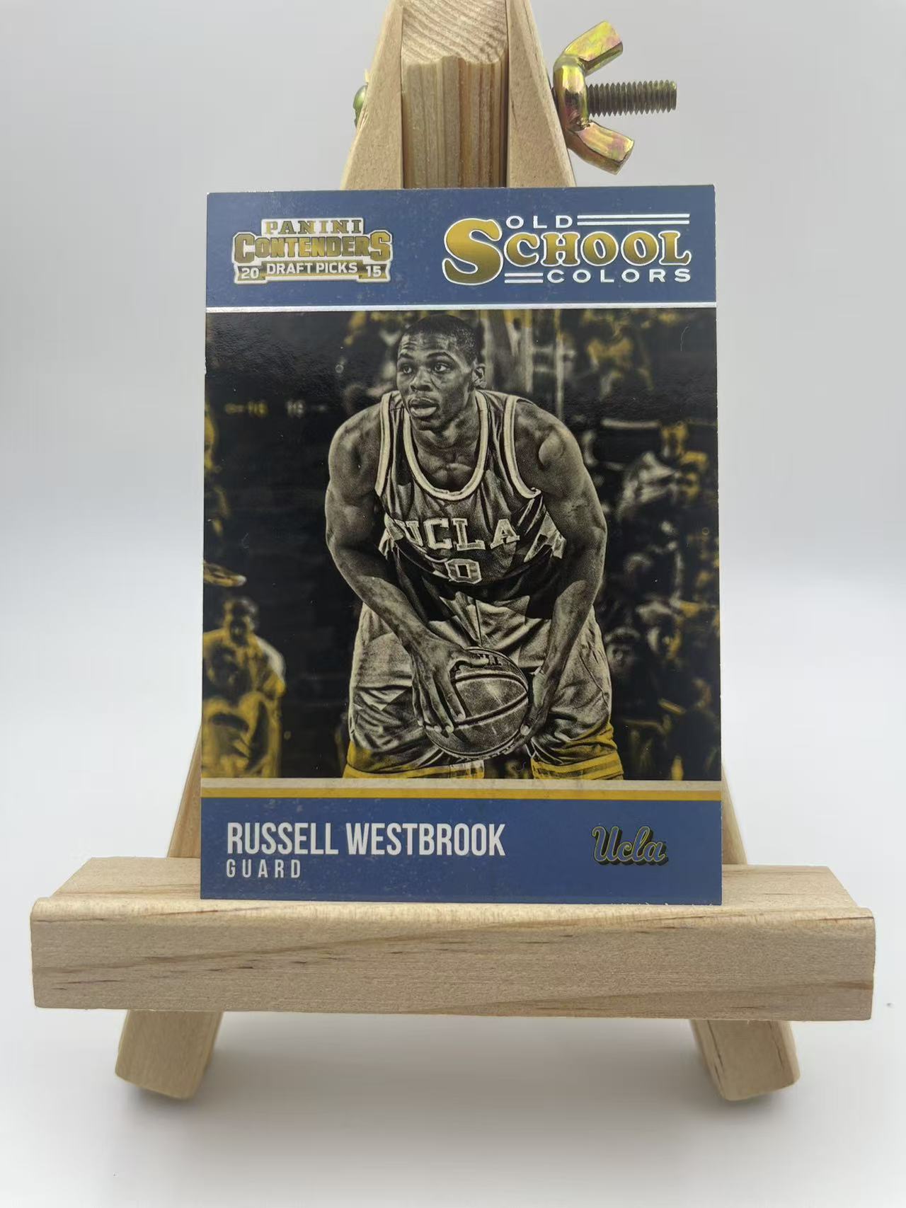 2015 Panini Contenders Russell Westbrook 威少 威斯布鲁克 球票 UCLA 镭射效果 特卡 青涩时期