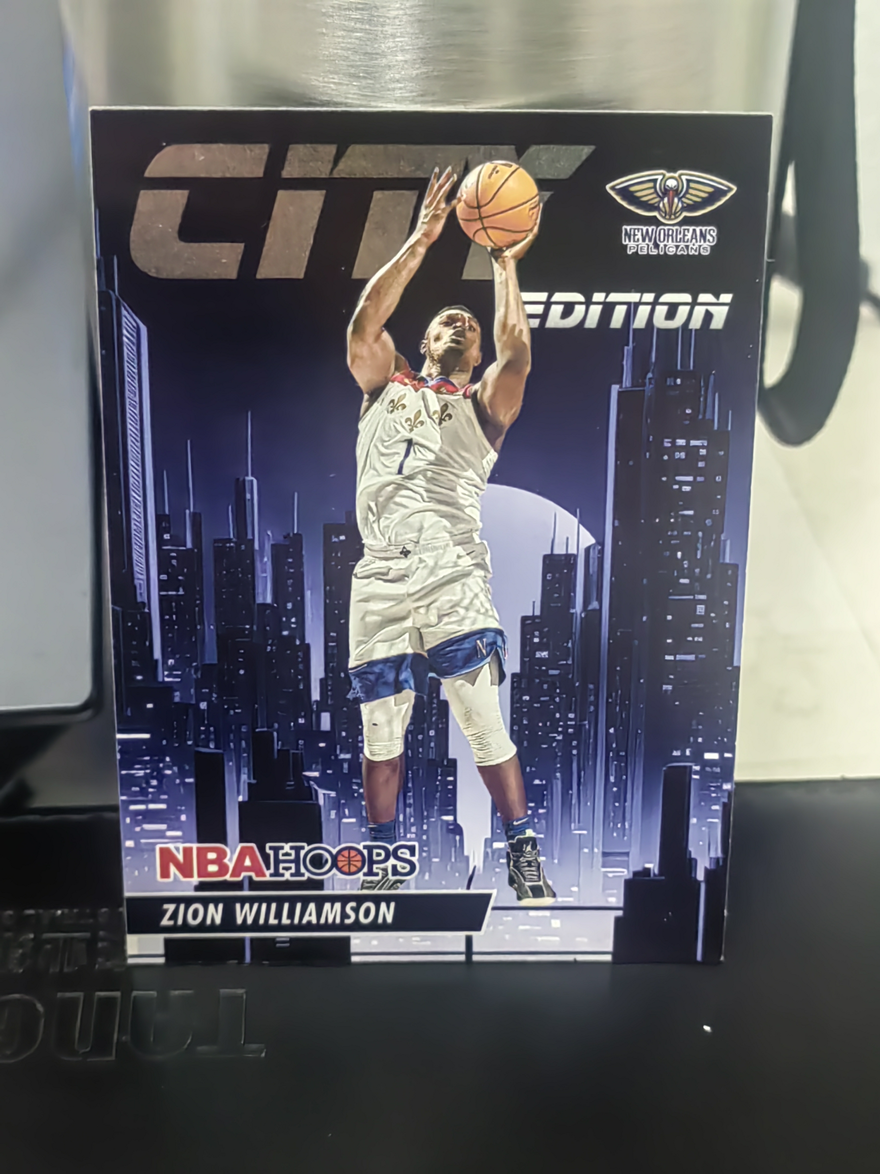 2023-24 Panini Hoops Zion Williamson Hoops 锡安 威廉姆斯 城市 特卡 CITY EDITION 城市版 篮 白边白角 不保卡品 卡品如图