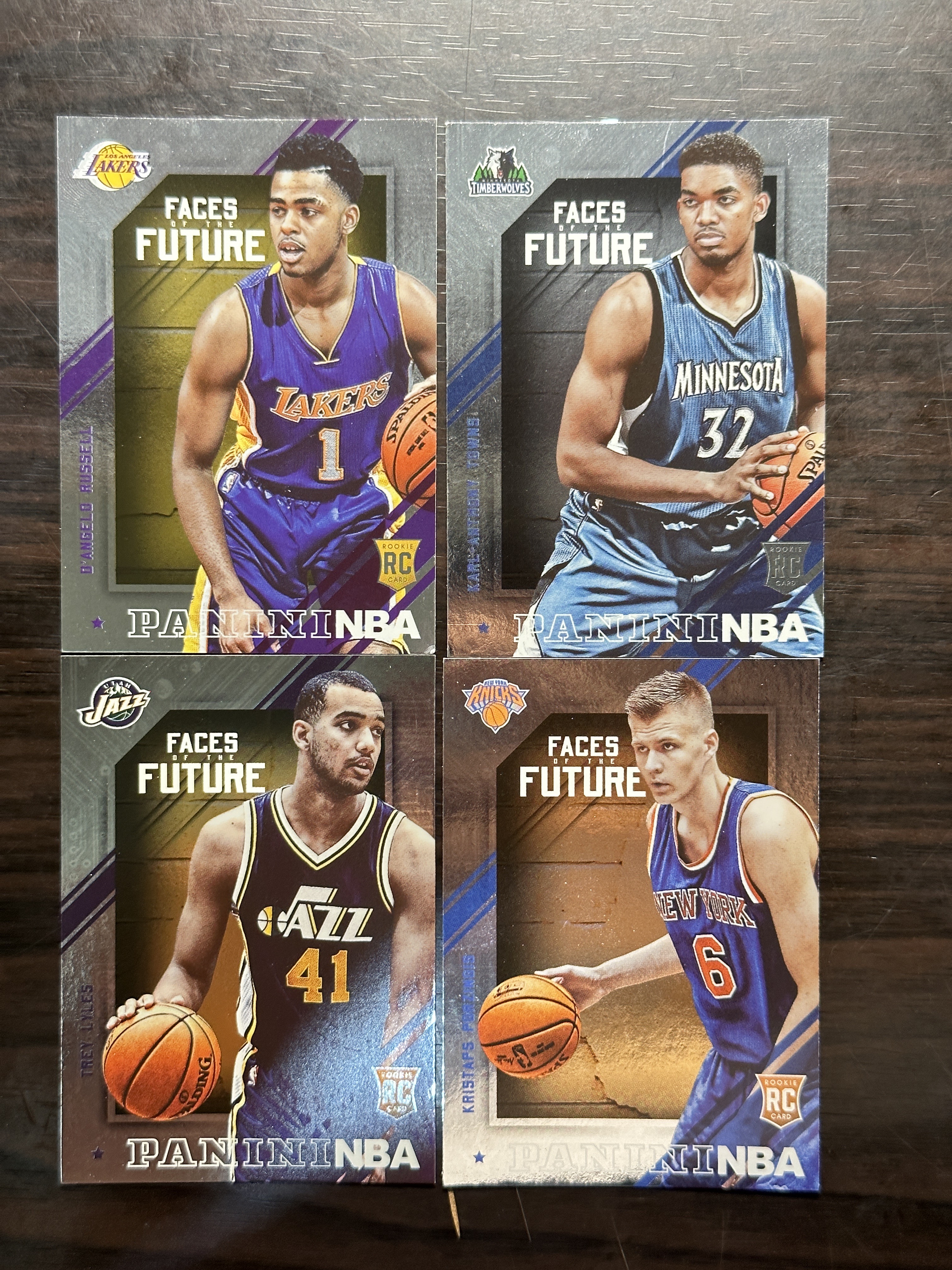 2015 Panini 中雅图D'Angelo Russell RC 拉塞尔唐斯莱尔斯波尔津吉斯