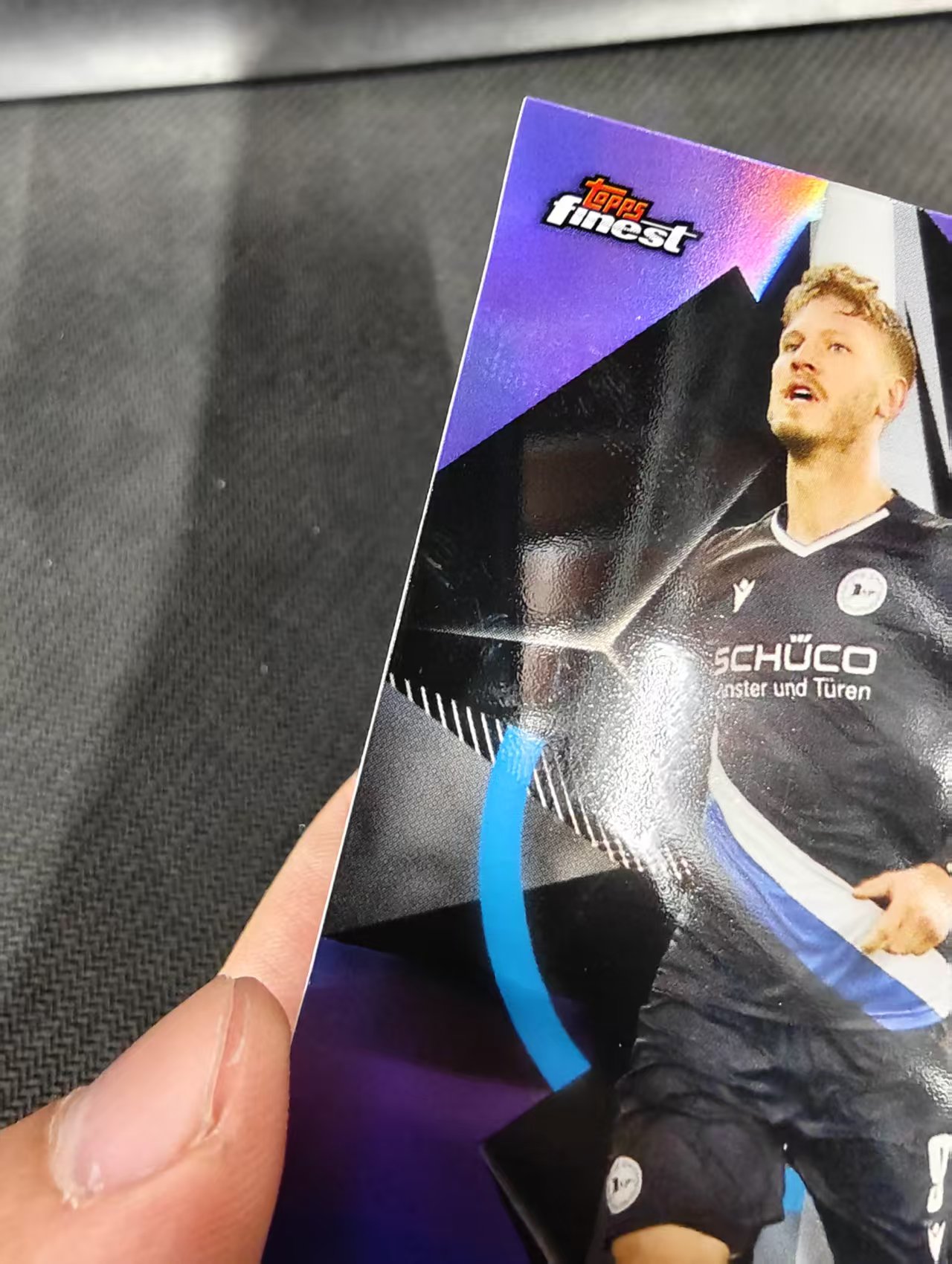 【可合并,不累计】2021 Topps Finest Fabian Klos 德甲 比勒菲尔德 法比安 克洛斯 紫折 250编 瑕疵如图