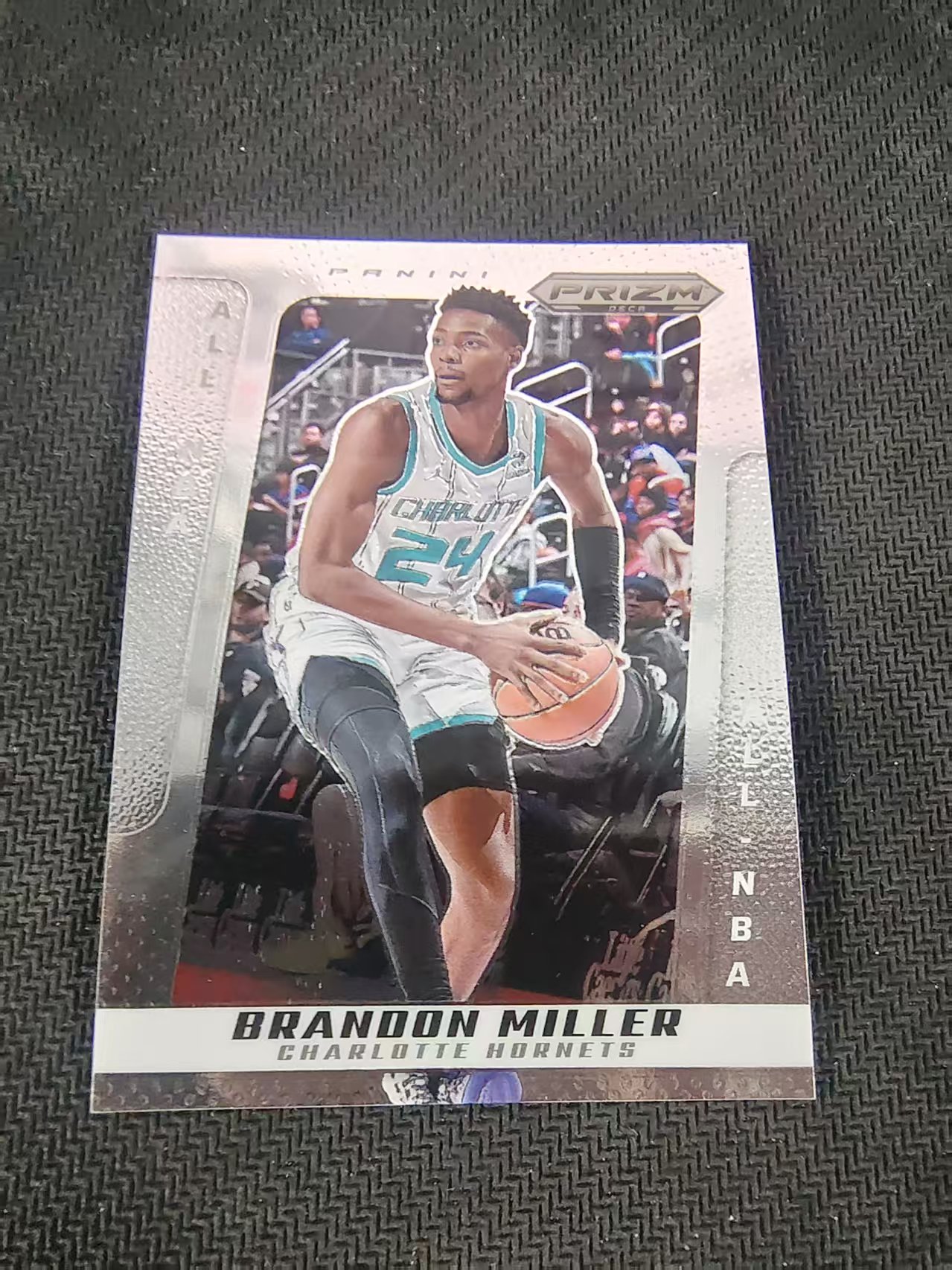 【可合并,不累计】2024-25 Panini Prizm Deca Brandon Miller 复刻PZ 布兰登 米勒 黄蜂 划痕 边角瑕疵 #278