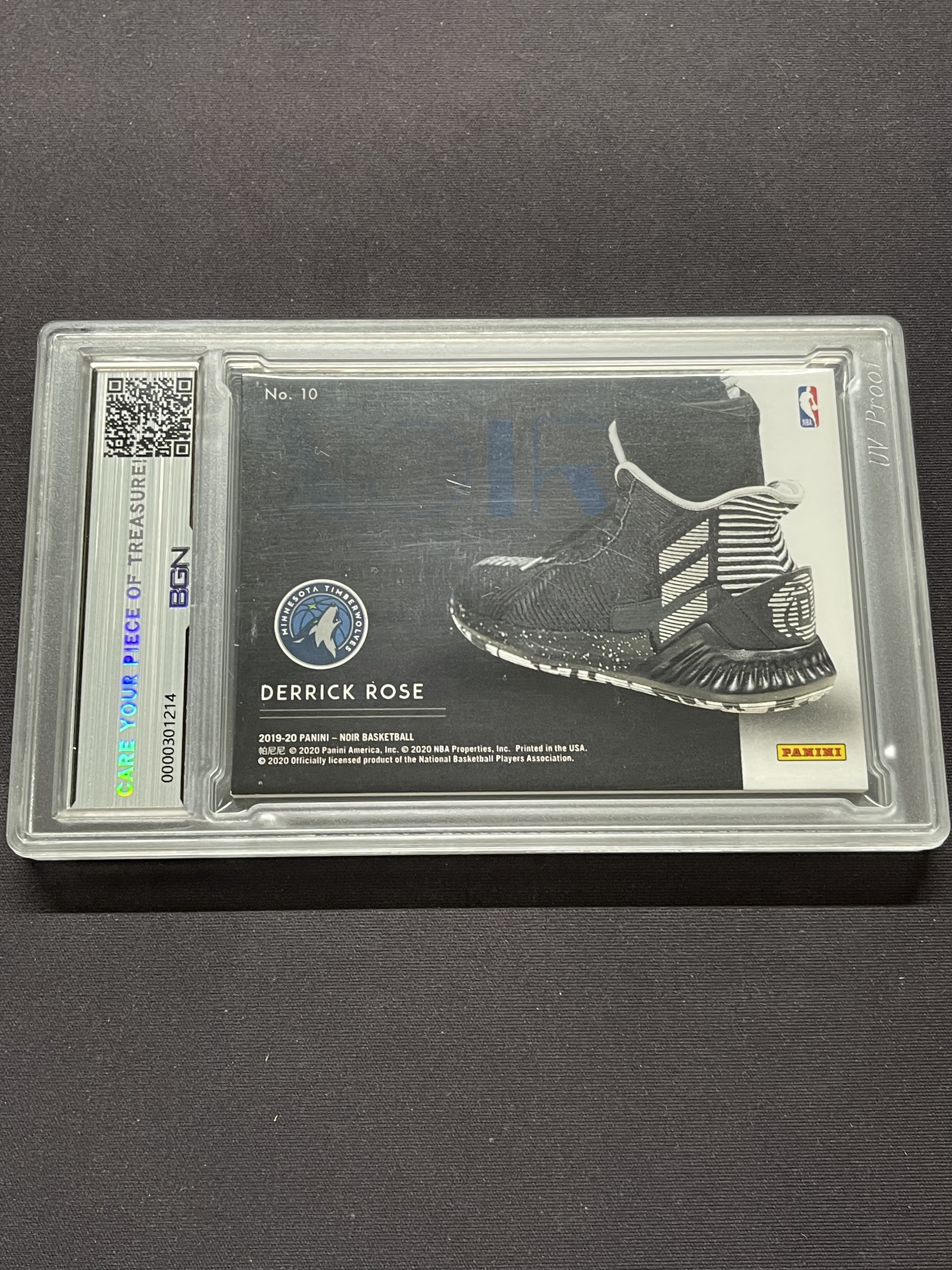 Carte Mark Jackson 2019-20 Panini Noir Reigning Nights Auto #39/99 (Non Gradée)