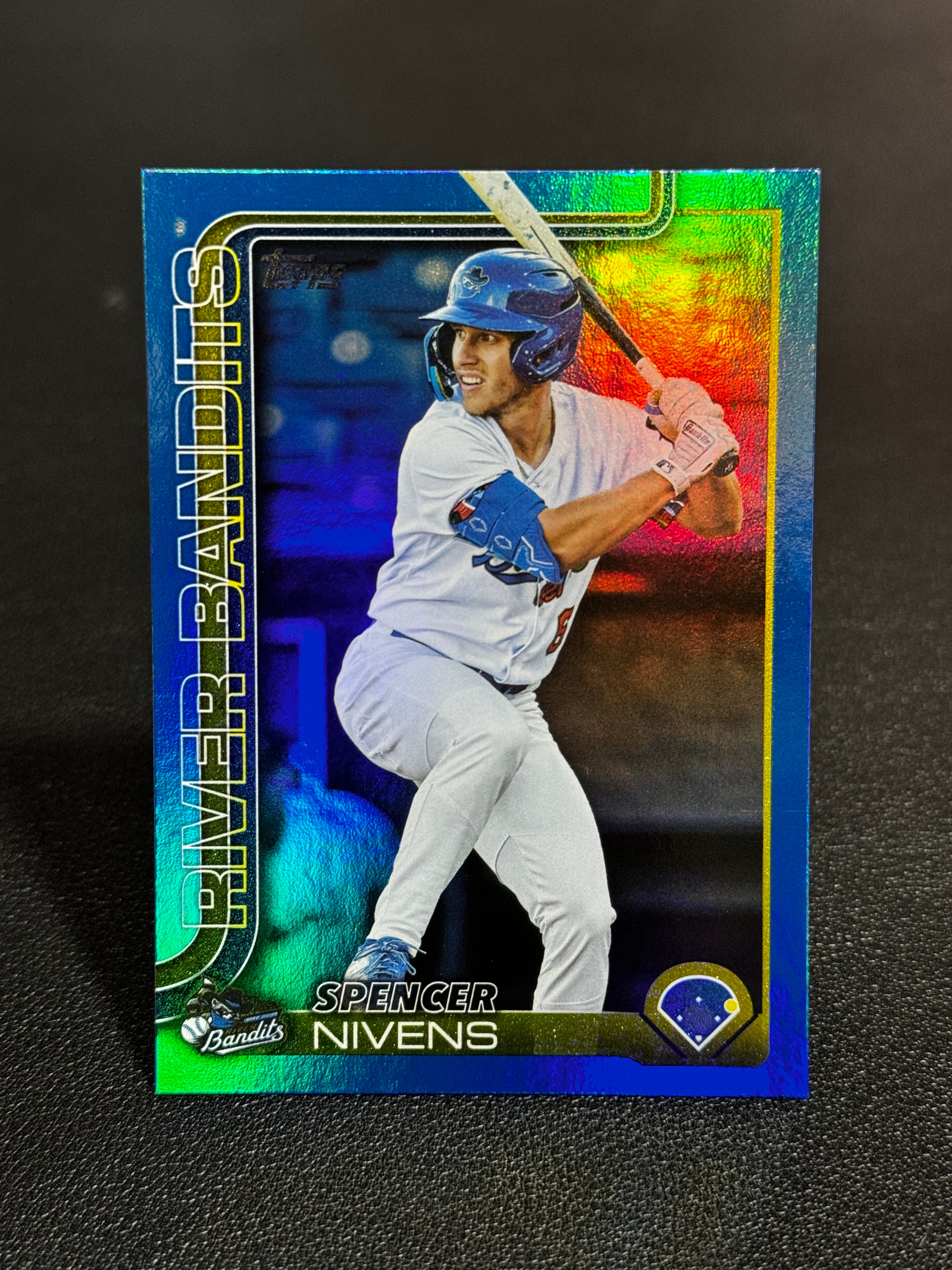 2025 Topps MLB 棒球大联盟 Spencer Nivens 蓝折 150编 斯宾塞·尼文斯 潜力无限 LWDG