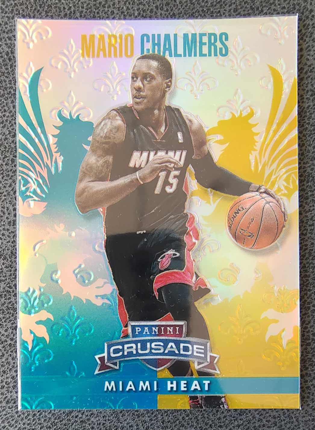 2013-14 Panini Crusade Mario Chalmers 迈阿密 热火队 马里奥 查莫斯 十字军 青折 086/249