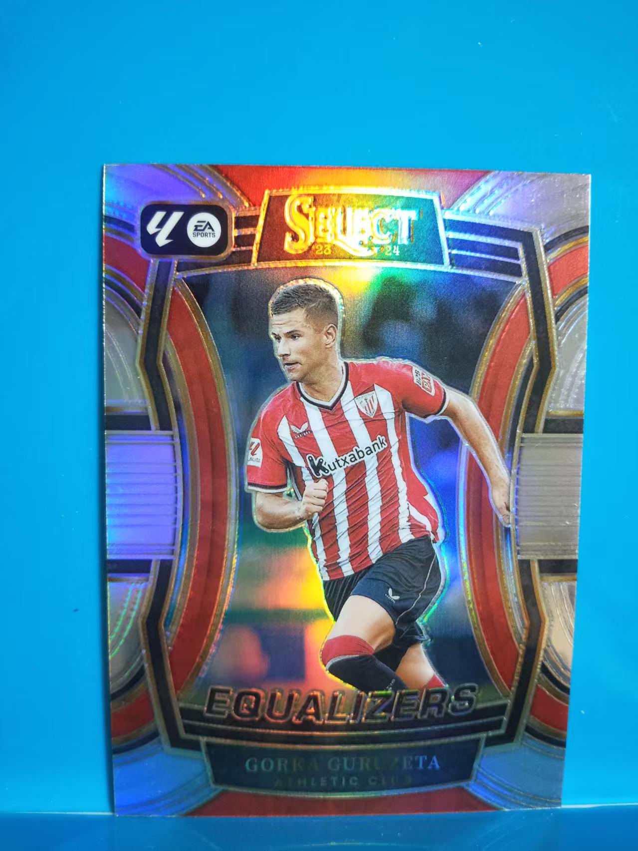 2023-24 Panini Select gorka guruzeta 戈尔卡 古鲁泽塔 毕尔巴鄂竞技 扳平者特卡 西甲 银折 卡品如图 J017E