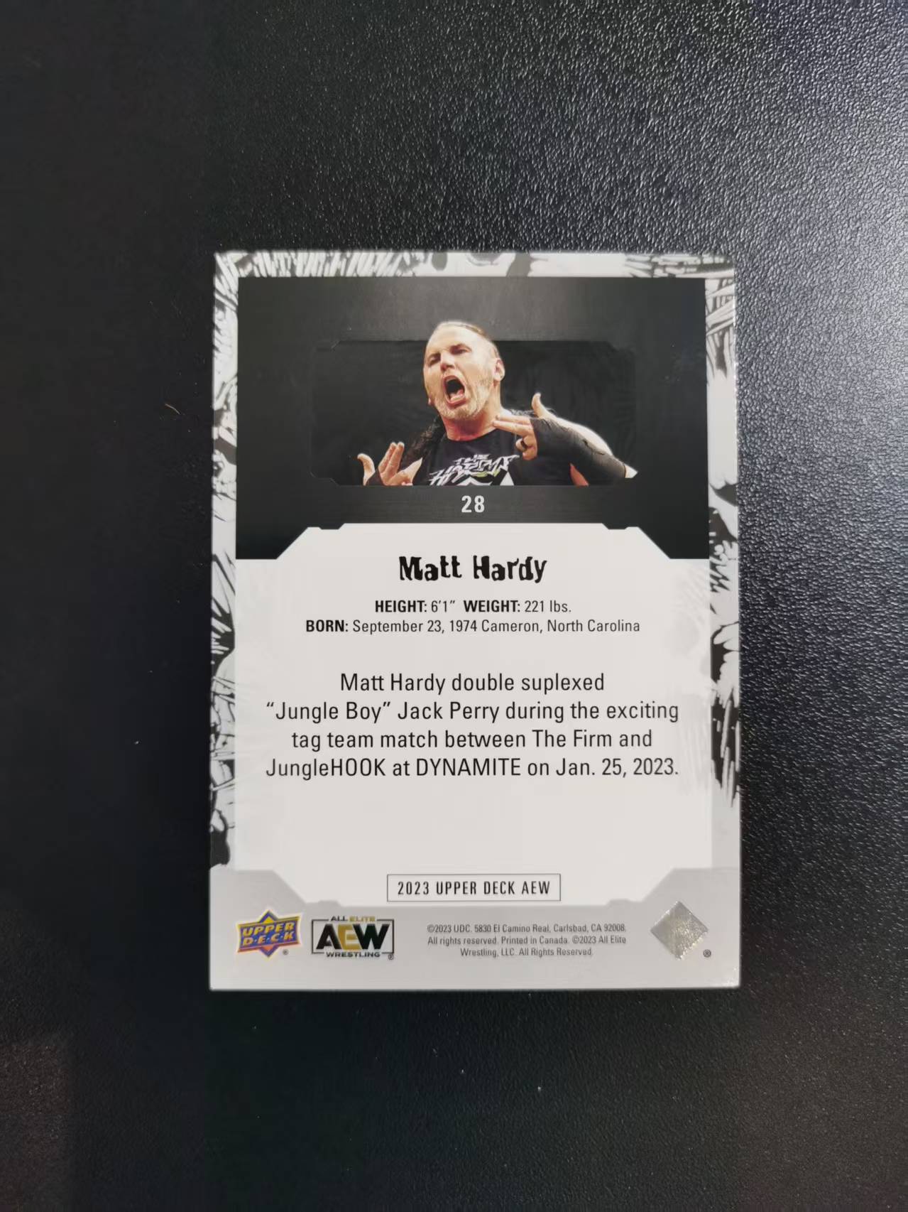 2023 Upper Deck AEW Matt Hardy 马特哈迪 AEW 收藏凑套 卡品如图 免费代拍CLB37