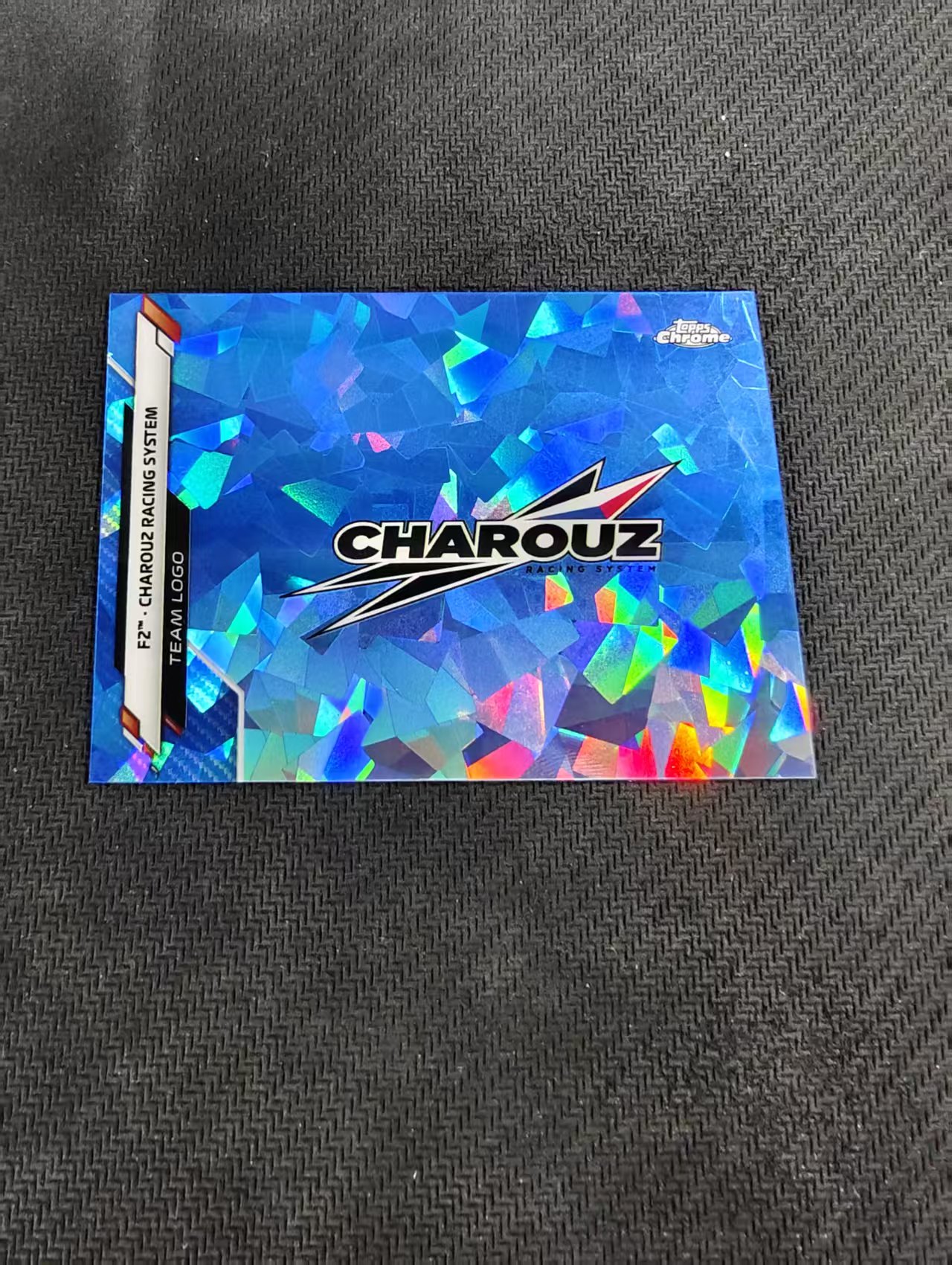【汽水拍卖】2020 Topps Chrome Charouz 元年F1 方程式赛车 F2 Charouz车队 队徽特卡 Team Logo特卡 蓝宝石 碎冰折 卡品如图