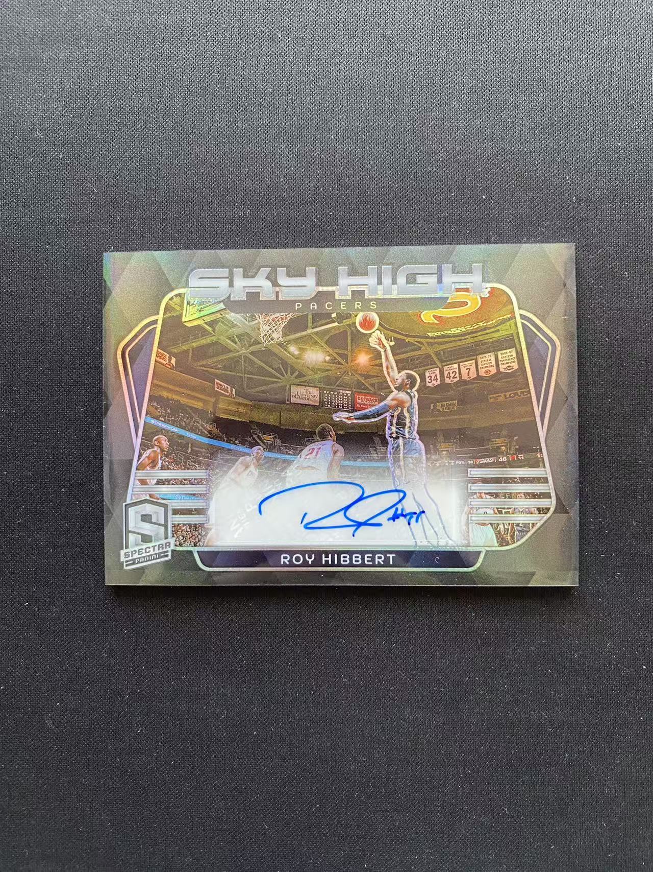 2023-24 Panini spectra ROY HIBBERT 步行者 罗伊 希伯特 光谱 99编 签字 飞升签 银折【king#38】瑕疵如图
