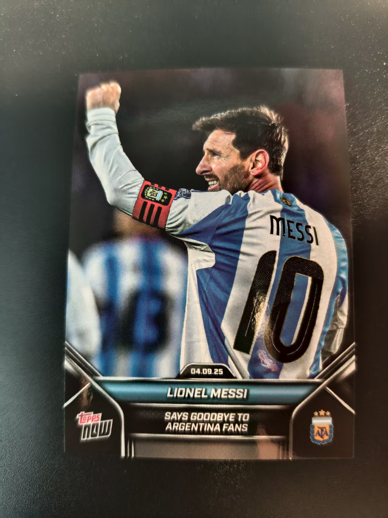 2025 Topps Topps Now Lionel Messi 【六六拍卖】梅西 阿根廷国家队最后一舞 告别国家队主场 第11张