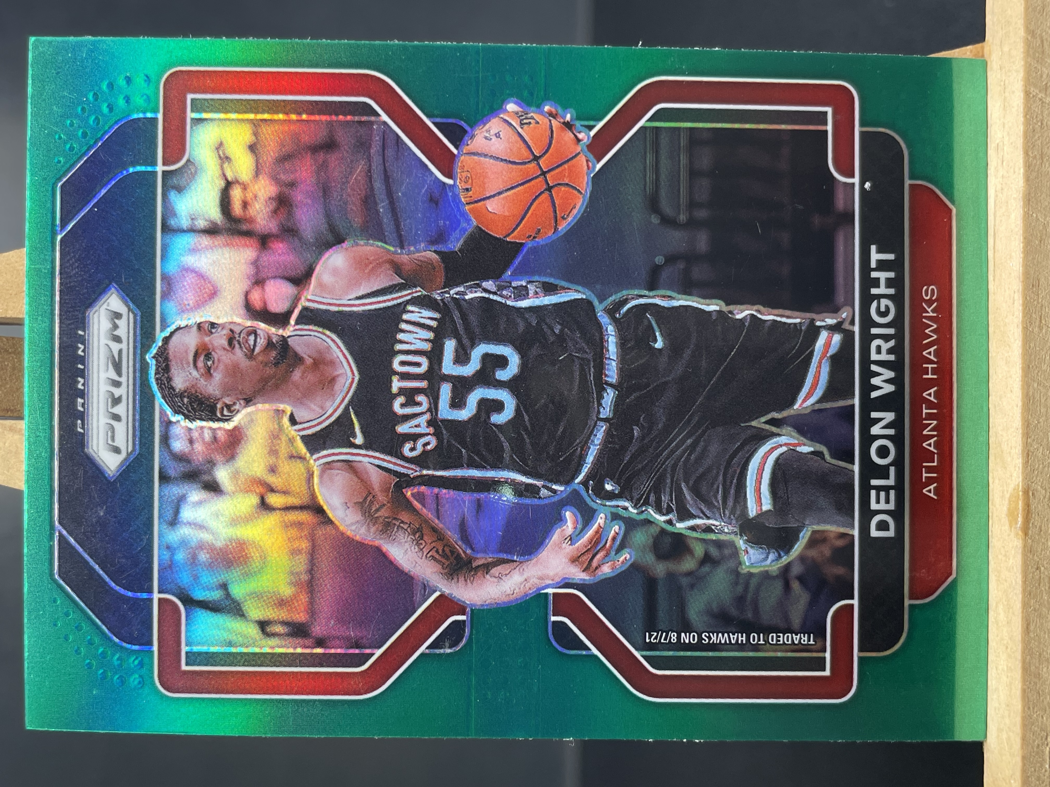 (B3) 2021-22 PANINI PRIZM 绿折 德朗 赖特  老鹰  实卡好看 收藏凑套必备 卡品如图！！！