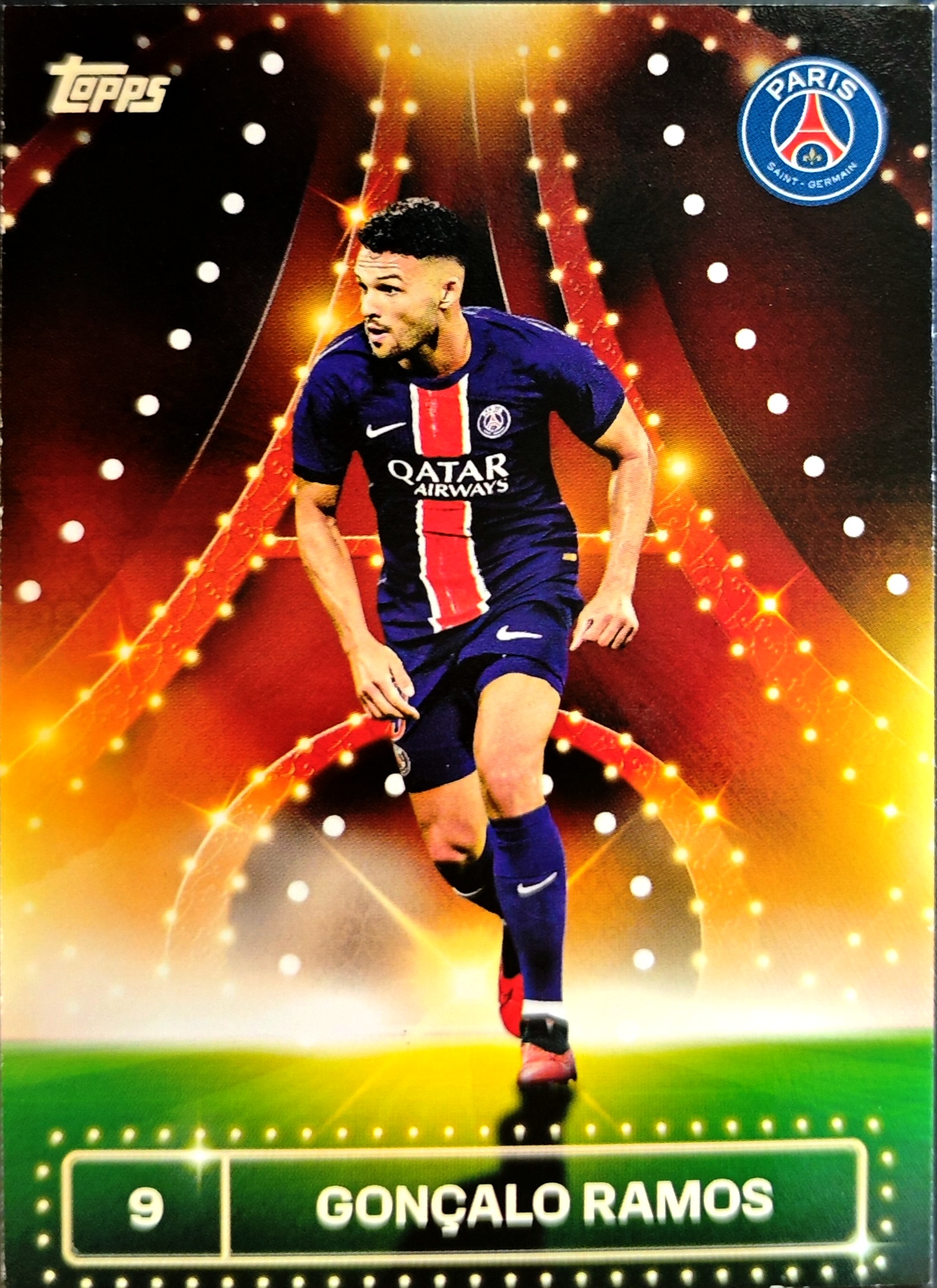【K代拍】2025 TOPPS 大巴黎队盒 Goncalo Ramos 巴黎圣日耳曼 贡萨洛 拉莫斯