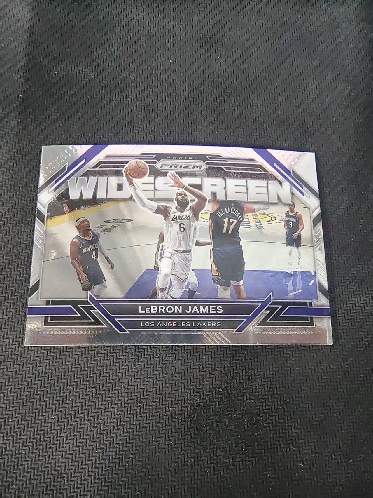 【可合并,不累计】2022-23 Panini Prizm LeBron James 湖人 勒布朗 詹姆斯 老詹 Widescreen特卡 PZ 划痕 边角微瑕 介意勿拍 #2