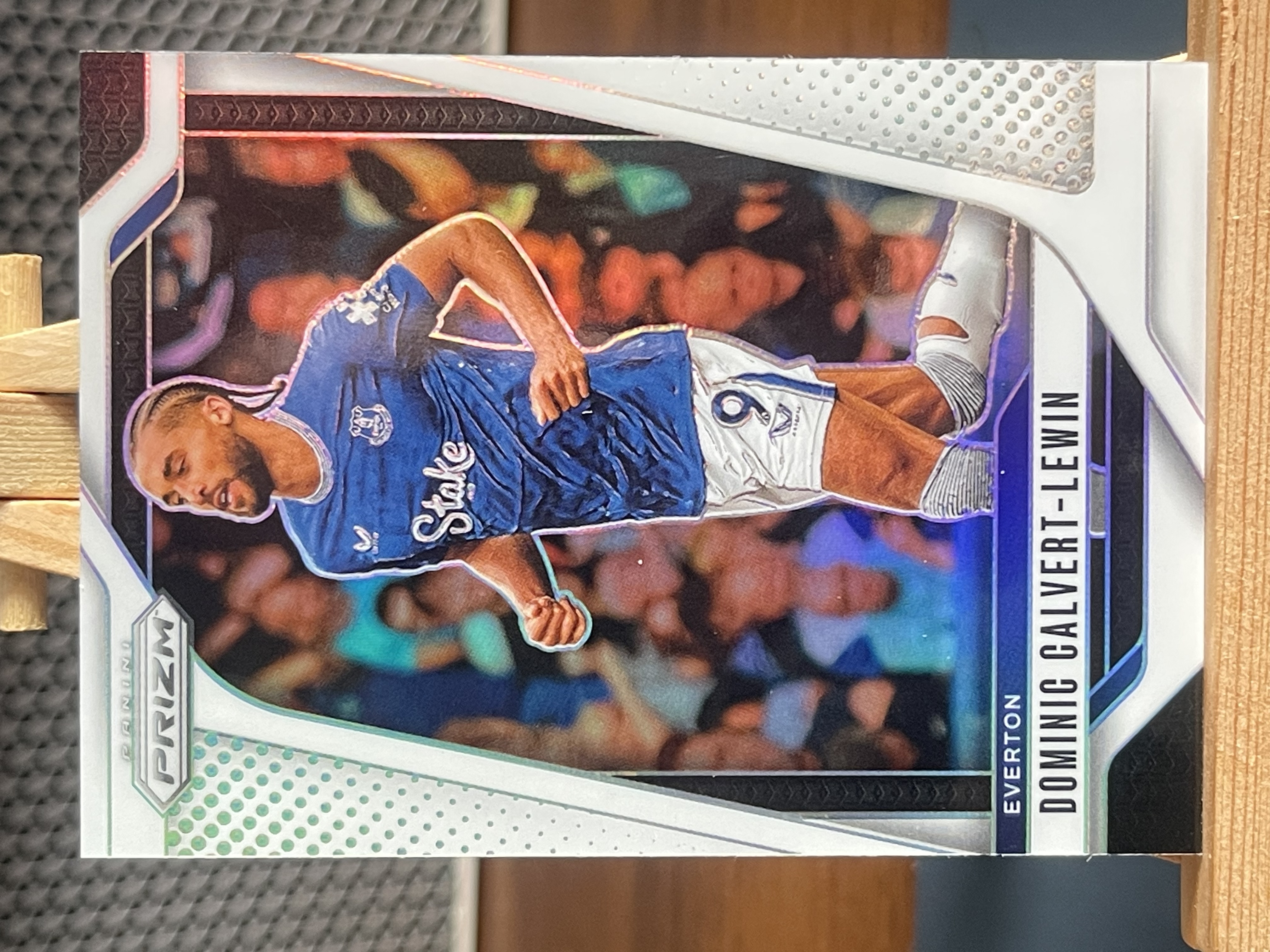 2024-25 Panini Prizm Dominic Calvert-Lewin 英超 PZ 埃弗顿 卡尔弗特 勒温 多米尼克 白折 01/35编 卡品如图 值得收藏 不累计!
