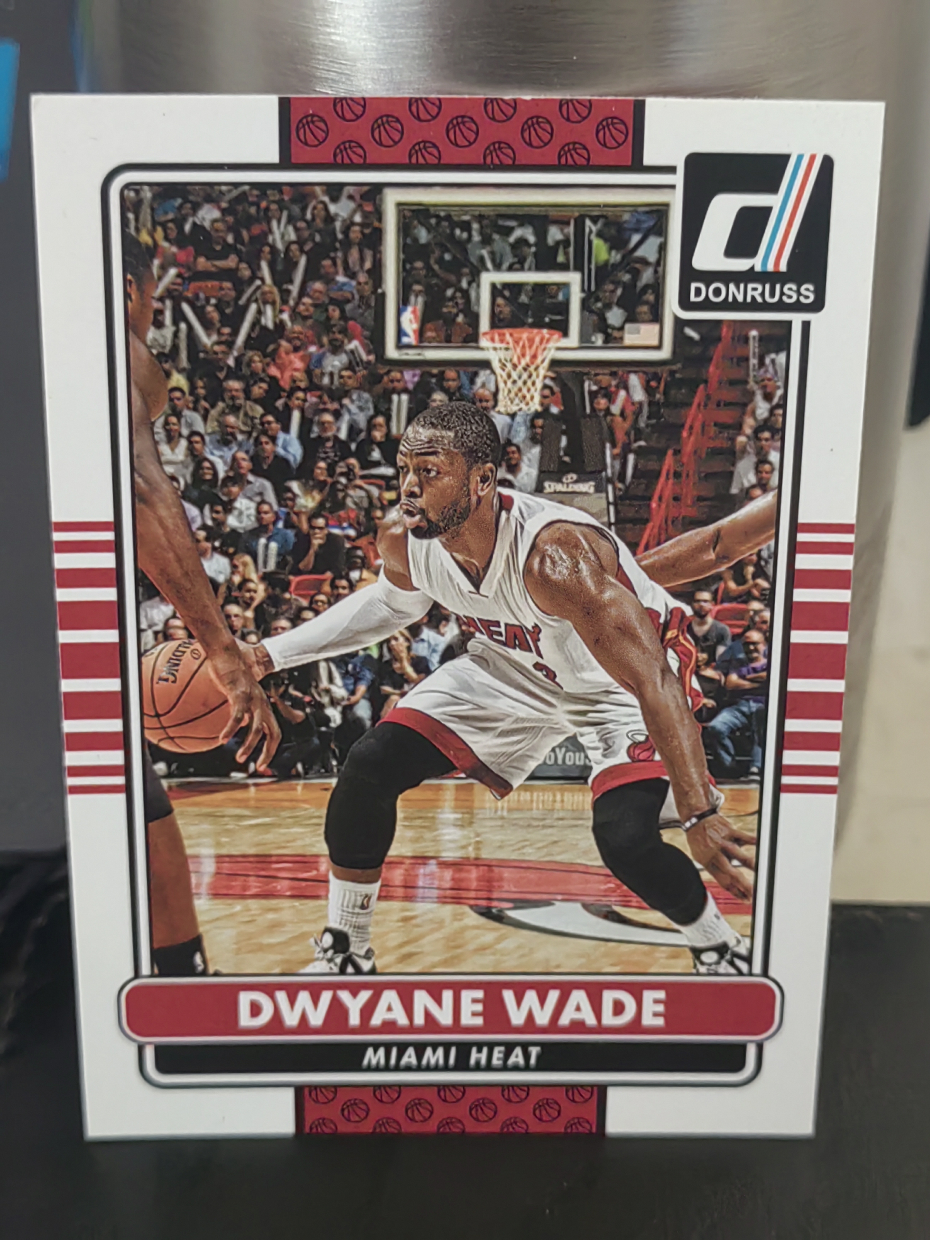 2014-15 Panini Donruss Dwyane Wade 杜蕾斯 德怀恩韦德 热火 篮 白边白角 不保卡品 卡品如图