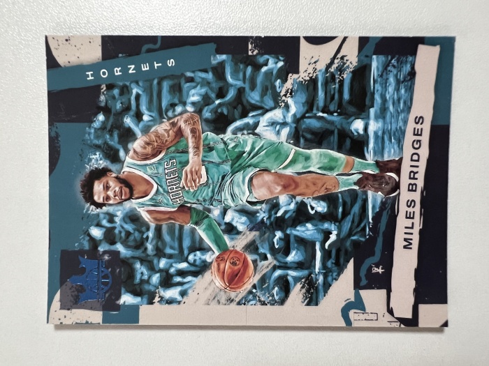 2021-22 Panini Court Kings Miles Bridges 70/99编 迈尔斯 布里奇斯 黄蜂 油画 HH02 收藏凑套 卡品如图