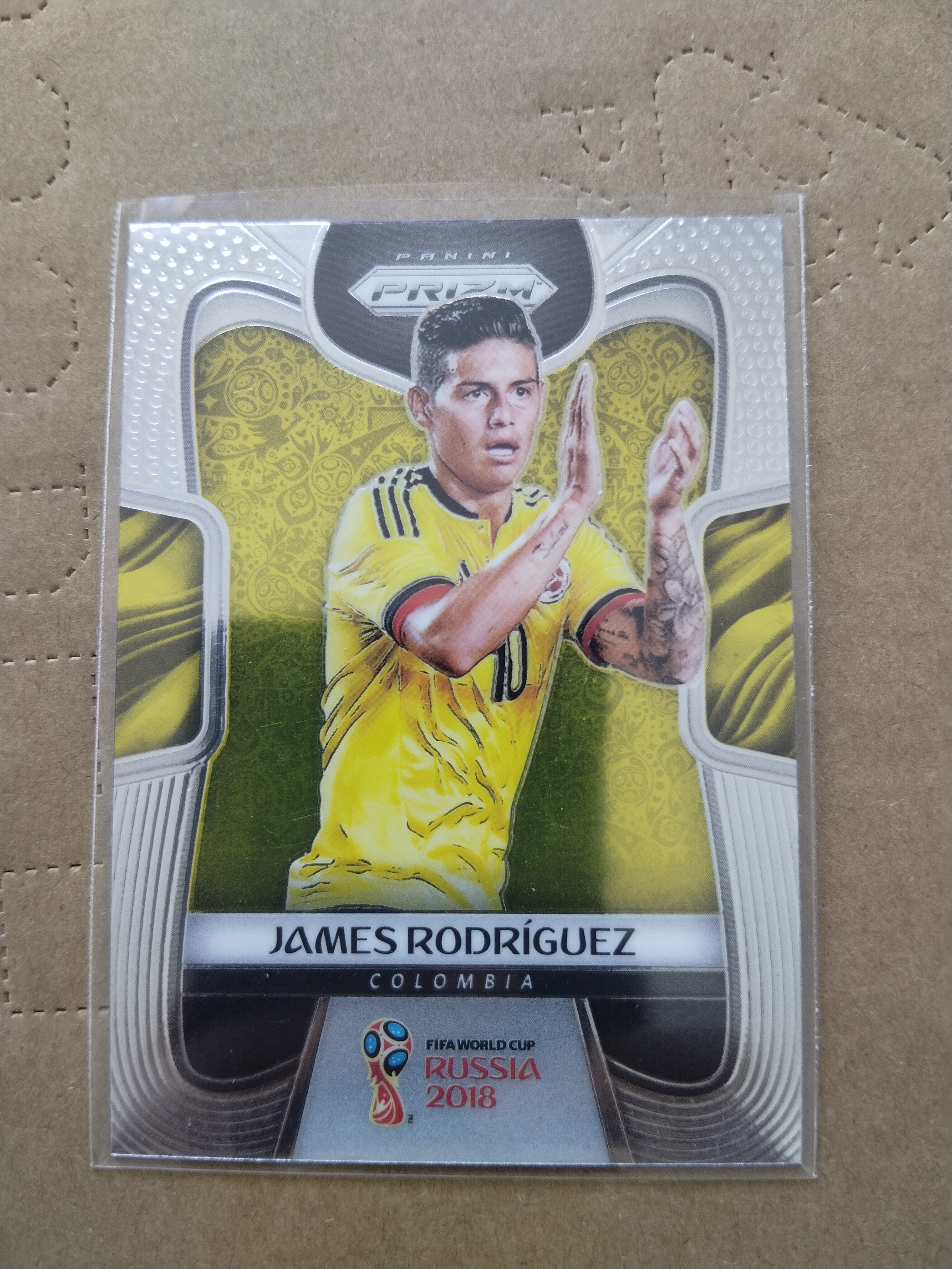 (竞拍前先阅读描述)PANINI帕尼尼 2018俄罗斯世界杯PRIZM 普卡base哥伦比亚 罗德里格斯j罗 第7张凑套必备 品相如图