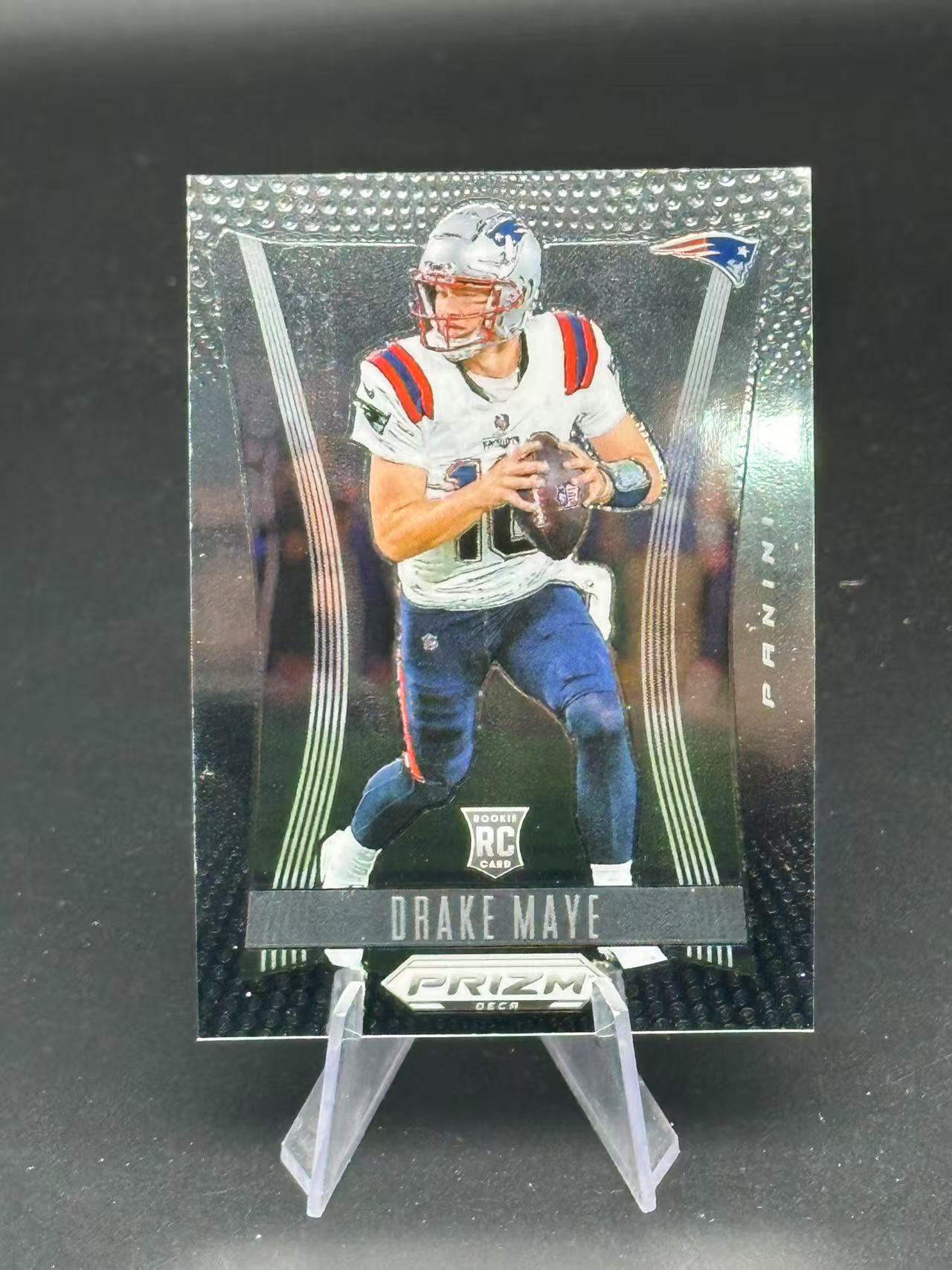 2024 Panini Prizm Deca Drake Maye RC 【欧卡体育】pz 新秀 德雷克 梅耶 正BASE 爱国者 超级四分卫 ...