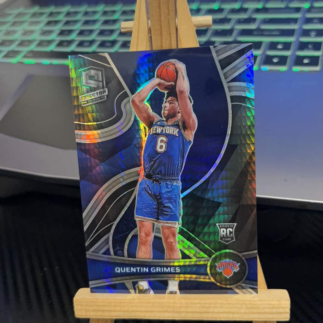 2023-24 Panini Spectra Quentin Grimes RC 格兰姆斯 尼克斯 新秀 折射 光谱 卡品如图 凑图必备 值得收藏