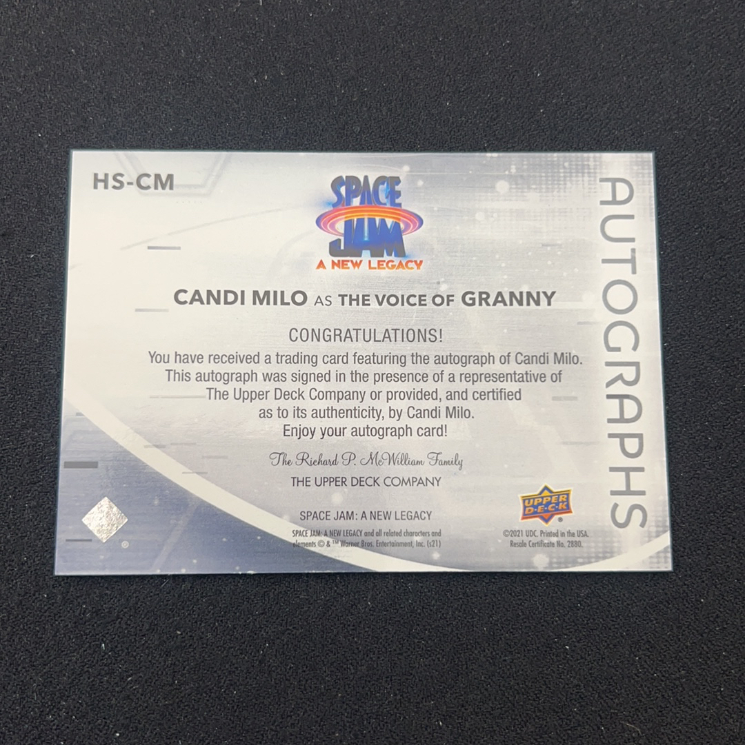2021 Upper Deck Space Jam Granny 【小V代拍】Granny 签字 贴签 空中大灌篮 不保卡品 卡品如图【阿里嘎多】z