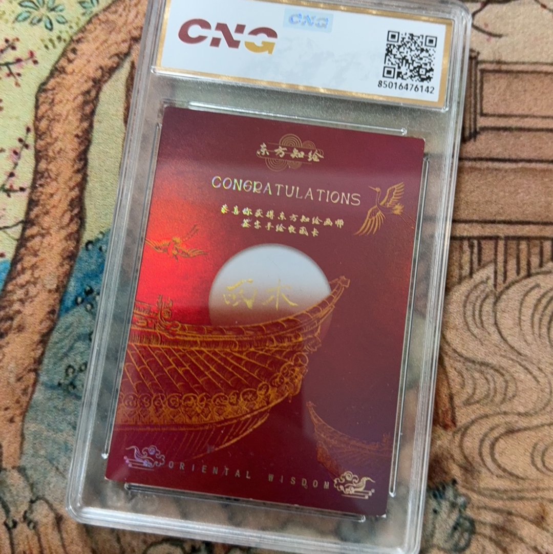 2024 羽艺文创 东方知绘 【Dcy-11.7】手绘收藏卡 1/1编 名著 扈三娘 西木