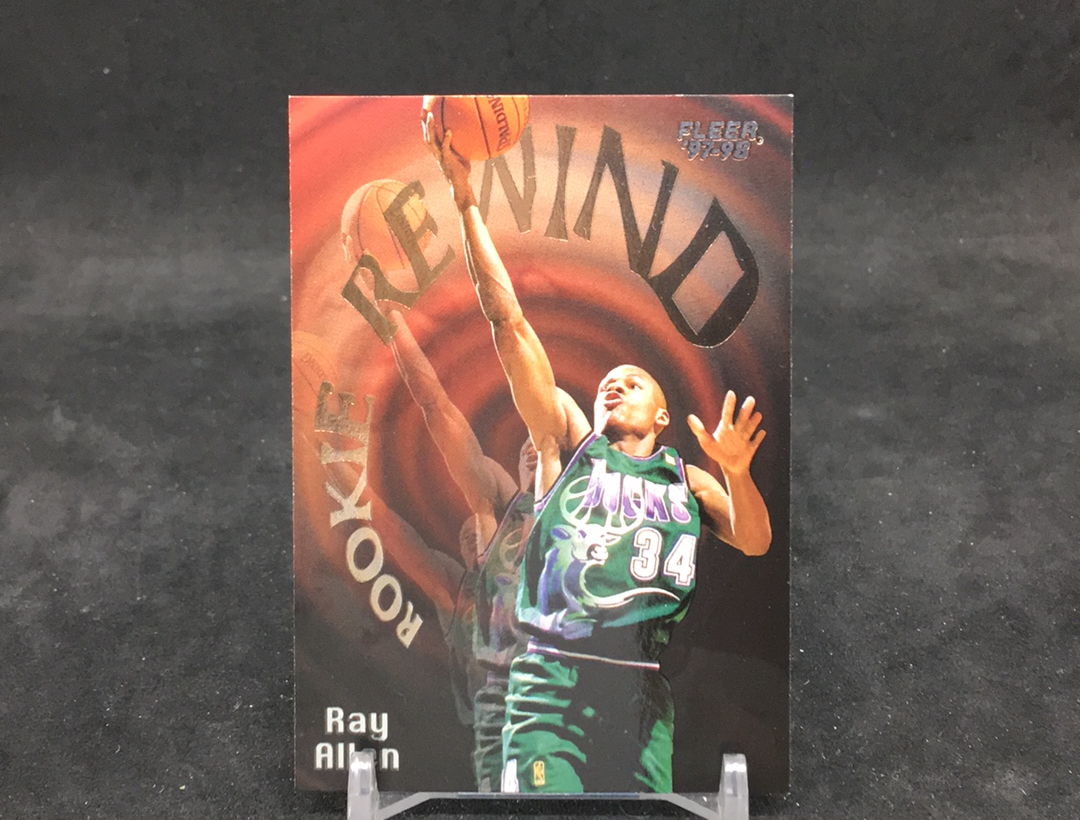 【DC拍卖】12.07 FLEER 大比例特卡 经典老特 实卡美如画 名人堂名宿 96黄金一代三分王 君子雷 雷 阿伦