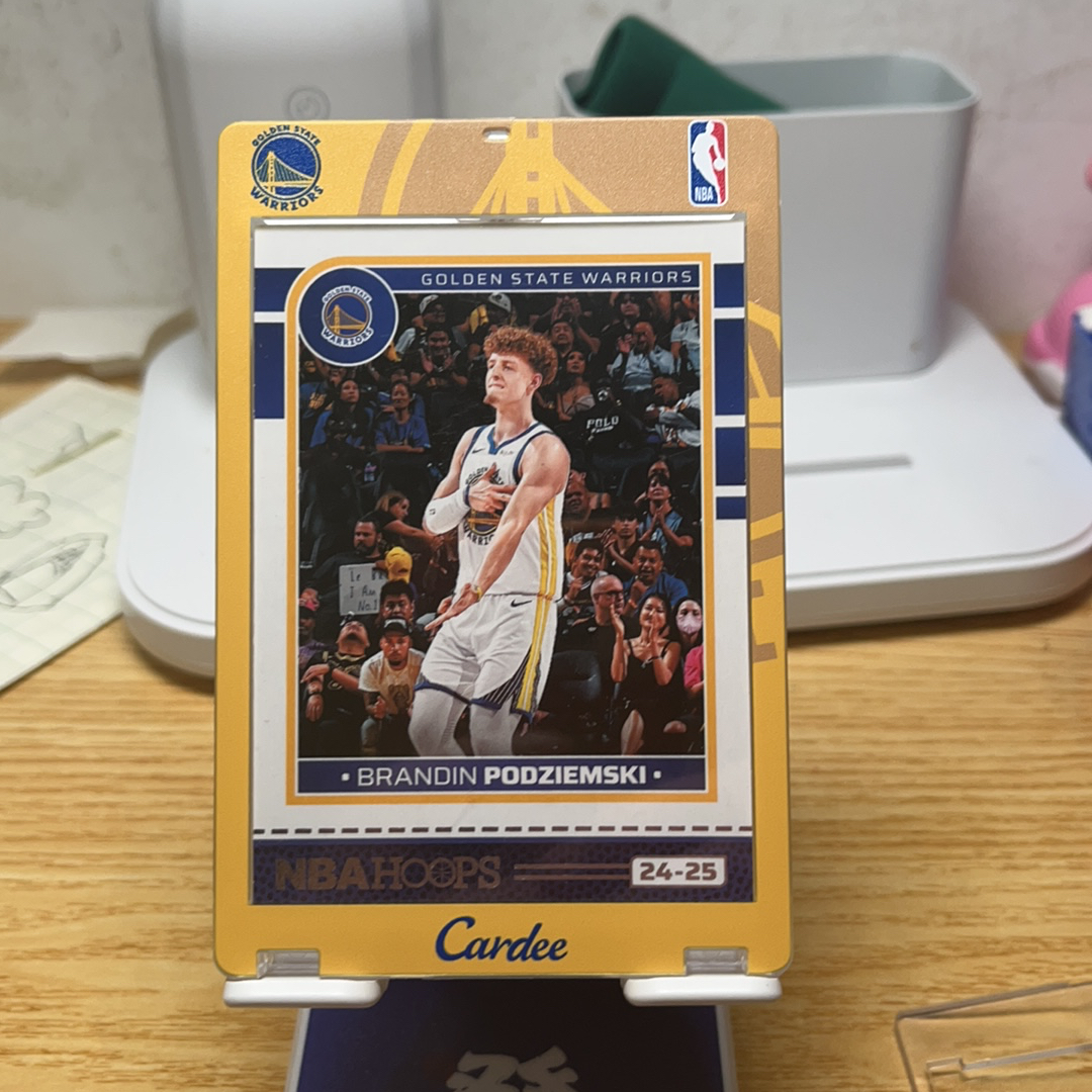 A1 2024-25 Panini Hoops Brandin Podziemski 布兰丁 波杰姆斯基 波姐 勇士   卡品如图 收藏必备 凑套必备 卡砖仅供展示