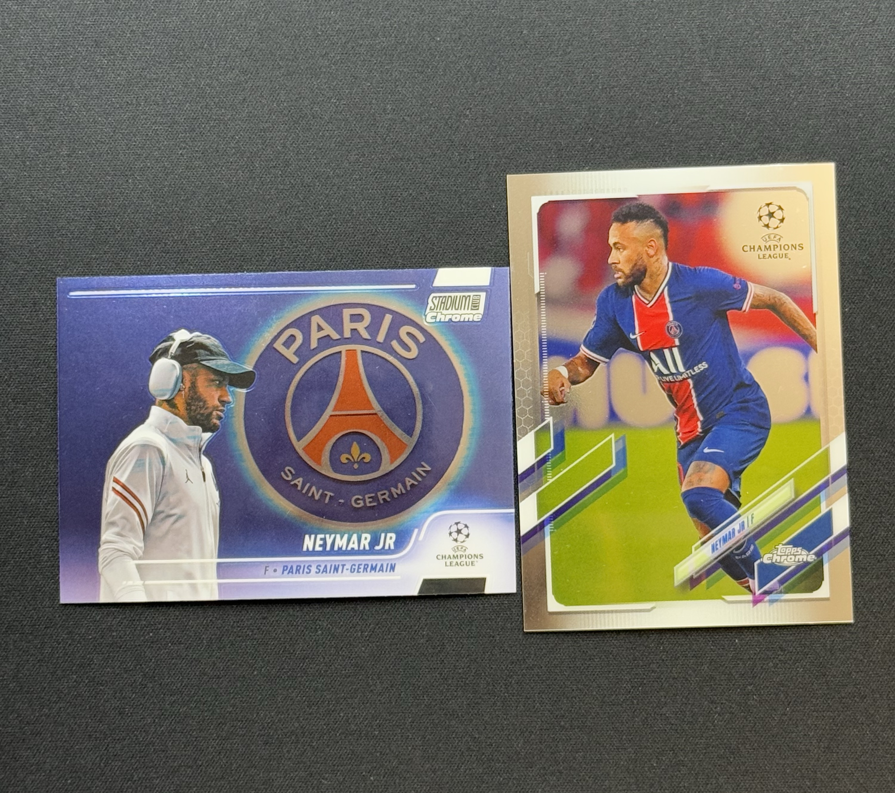 2021-22 Topps Chrome Neymar Jr 【小贝代拍】欧冠 Tc 竞技场 大巴黎 巴西 内马尔 base 不保卡品 拍前看描述 XNP