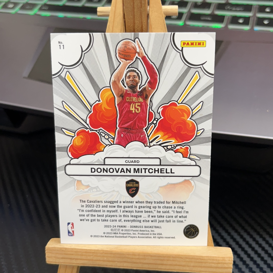 2023-24 Panini Donruss Donovan Mitchell 多诺万 米切尔 骑士 杜蕾斯系列 特卡 卡品如图 凑图必备 值得收藏!免费代卖!