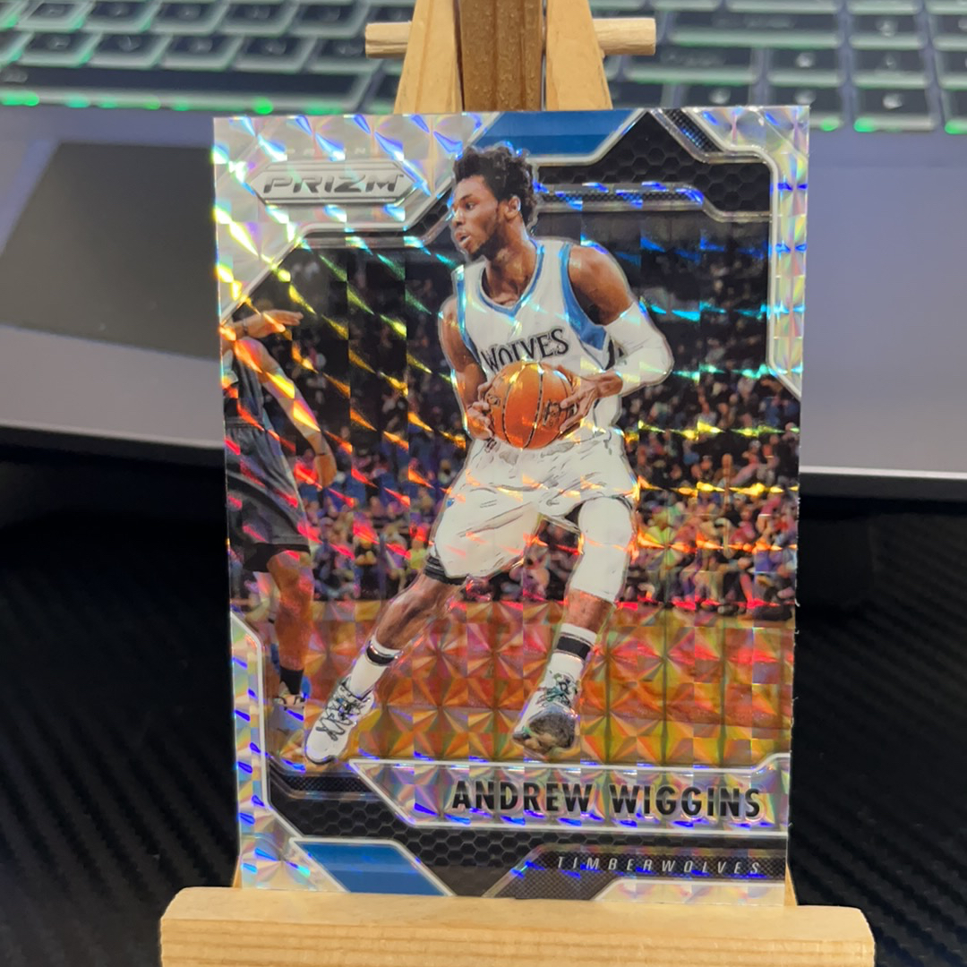 2016-17 Panini Prizm Andrew Wiggins 安德鲁 威金斯 森林狼 银折 折射 prizm系列 pz 卡品如图 凑图必备 值得收藏!免费代卖!