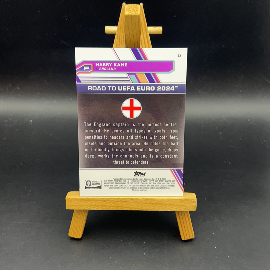 2023 Topps Finest Harry Kane 接上拍 欧冠 英超 哈里 凯恩 铜折 41/75编 base 折射 限量