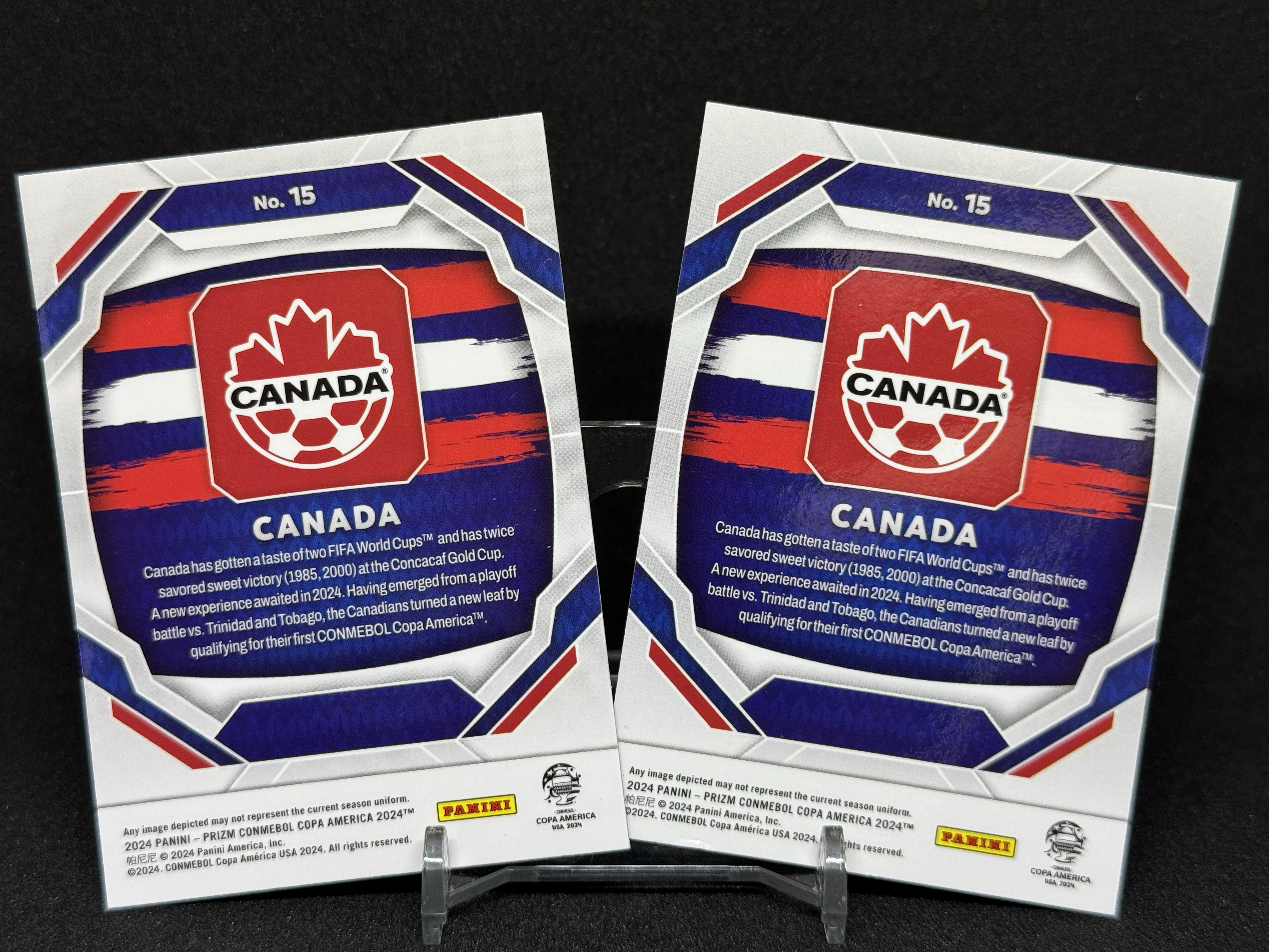 2024 Panini Prizm Alphonso Davies 美洲杯 PZ 加拿大 队徽 打包lot 【无卡具 不保卡品】接代拍 微瑕如图