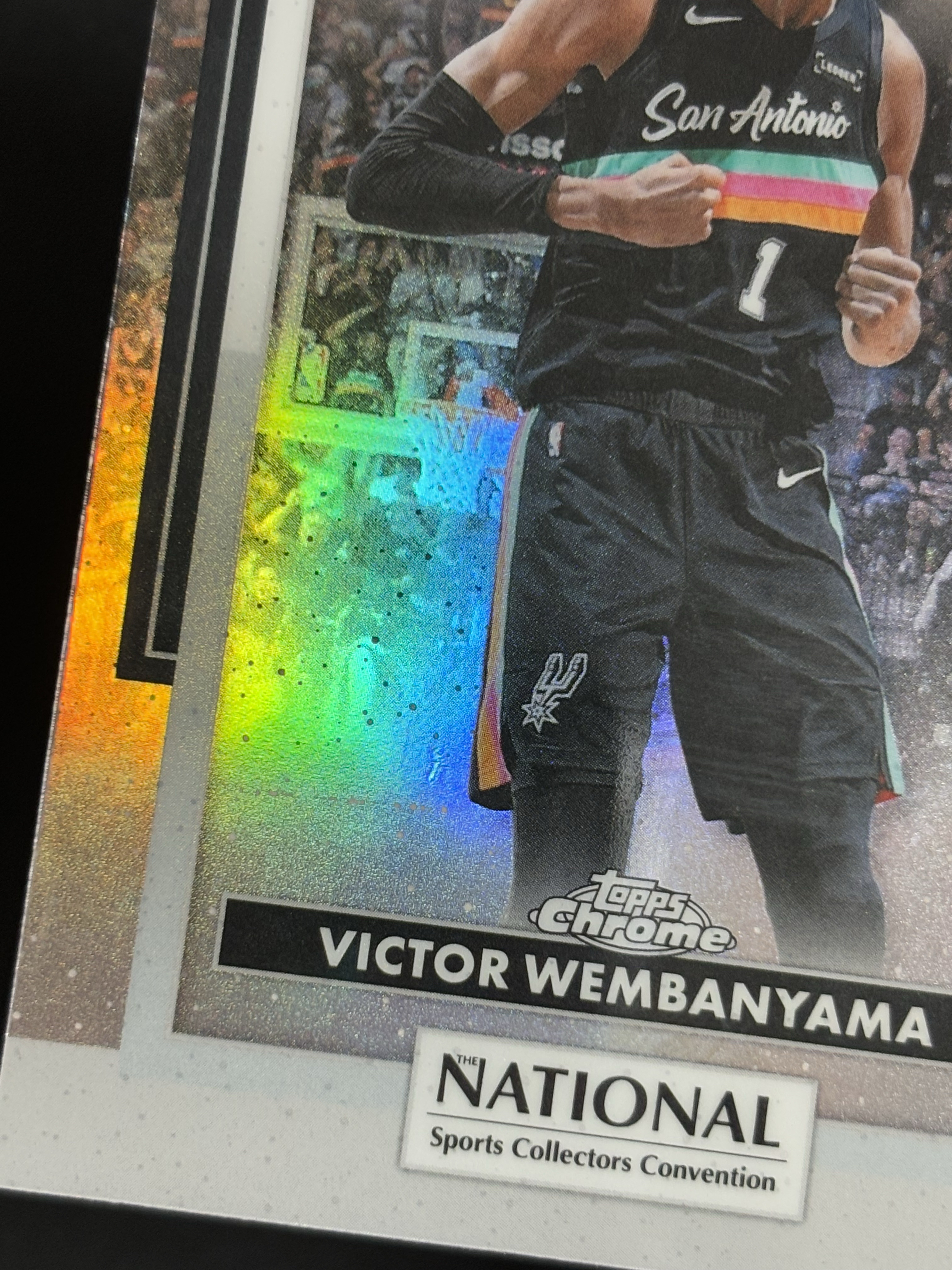2026 Topps NSCC 国展 Victor Wembanyama 文班亚马 马刺 base 银折 瑕疵如图 - Yin