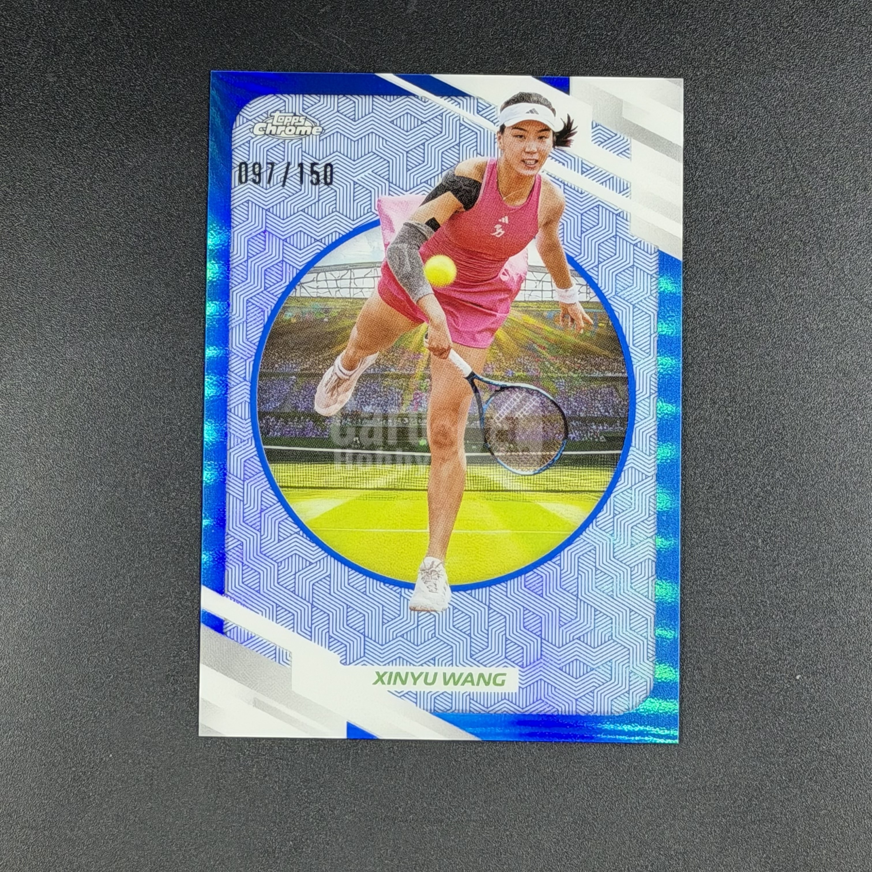 【浩冉拍卖】2026 Topps Chrome 网球Tc Xinyu Wang 王欣瑜 97/150编 蓝折 中国 折射 #大核桃#