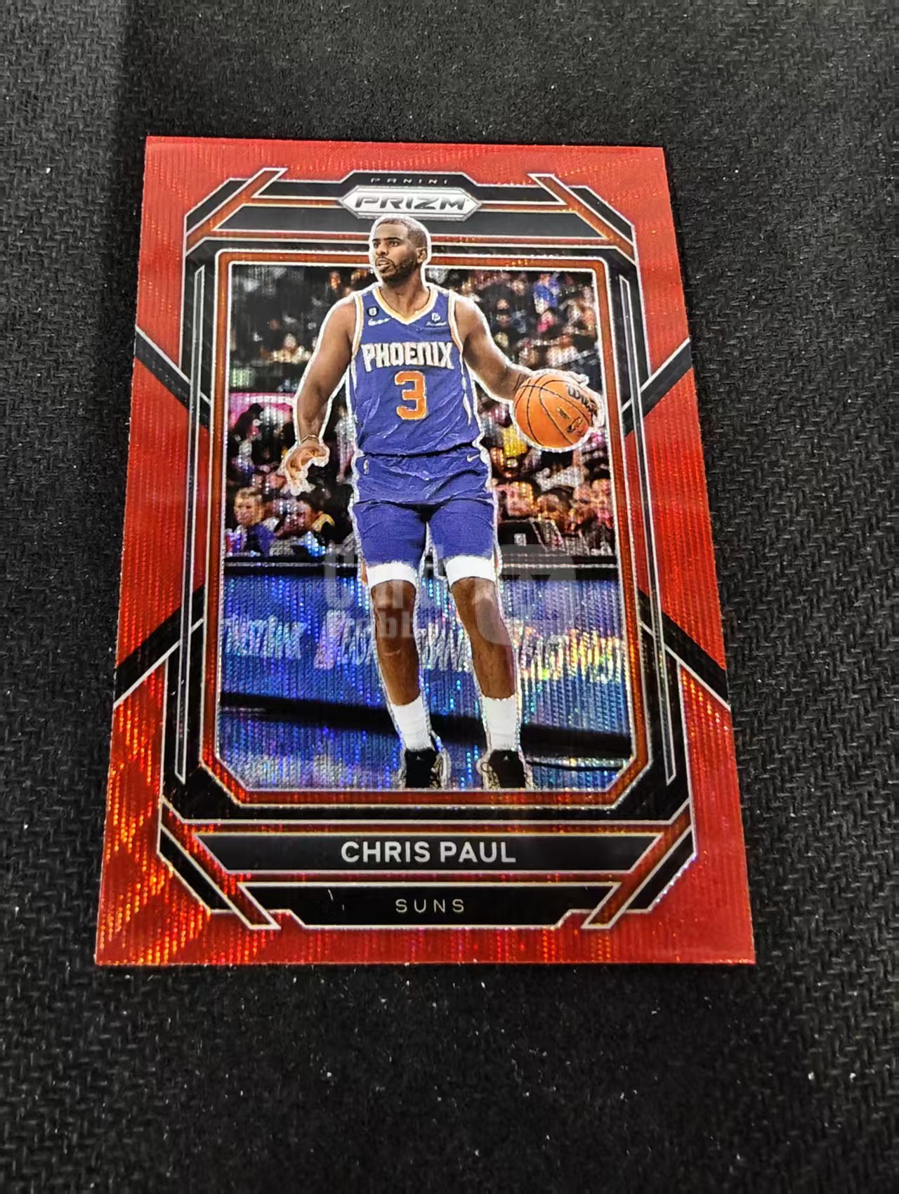 2022-23 Panini Prizm Chris Paul 克里斯 保罗 太阳 红波纹 PZ 划痕 边角瑕疵 #117