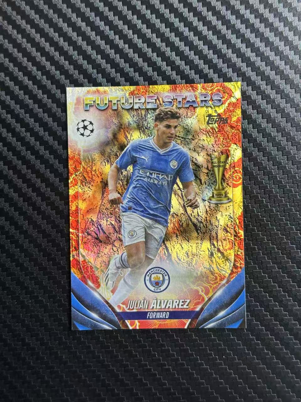 2024 Topps UCC JULIAN ALVAREZ 欧冠 碧玉 阿尔瓦雷斯 曼城 阿根廷 马德里竞技 新年限定折 090/150编 卡品如图 拍前看描述