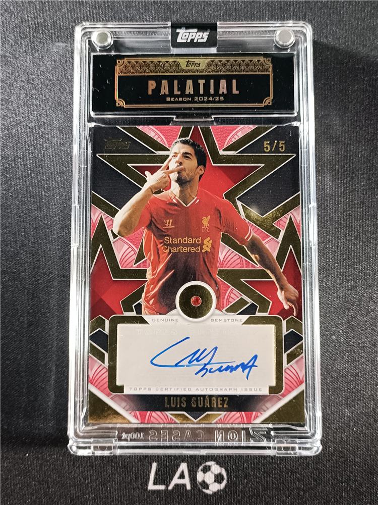 Carte Topps Liverpool 2024-25 Autographiée John Arne Riise - Palatial Montage Moments /15