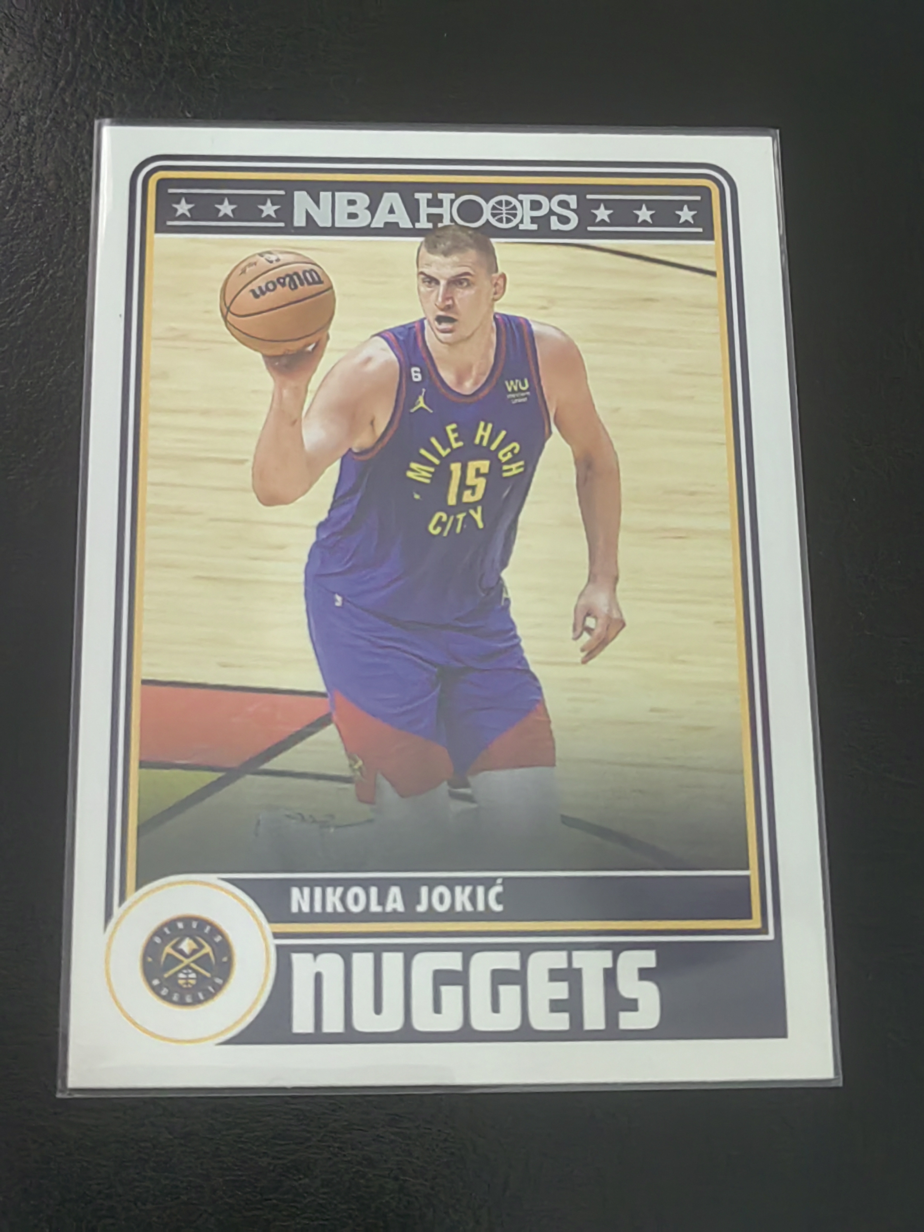 2023-24 Panini ​​Hoops Nikola Jokić  ​​Hoops 尼古拉·约基奇 掘金  凑套  篮 白边白角 不保卡品 卡品如图