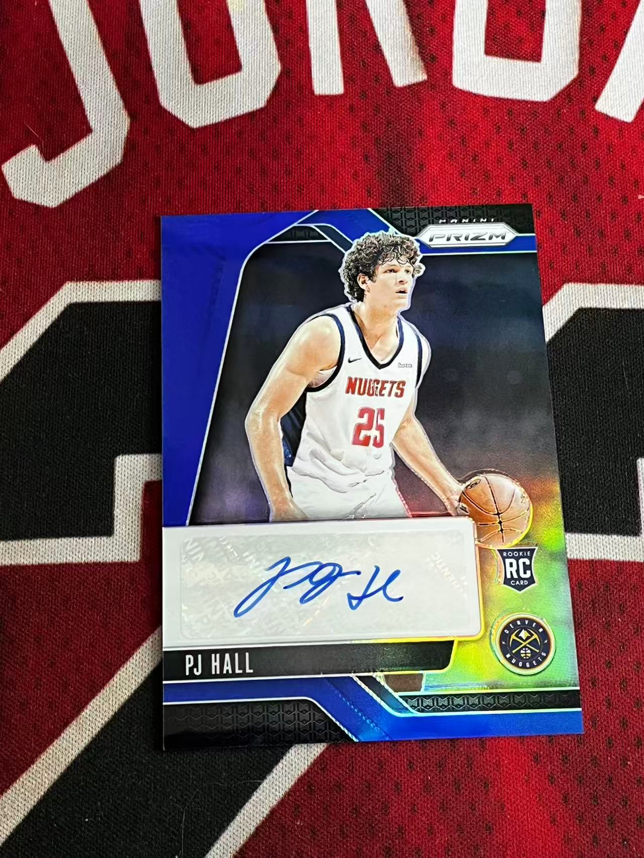 【接寄拍费率低至5%含卡淘手续费】2024-25 PANINI PRIZM PZ系列 掘金 新秀RC PJ霍尔 49编 签字卡 正新秀签字卡 蓝折 折射 专收凑套必备【烂臭嘴拍卖】