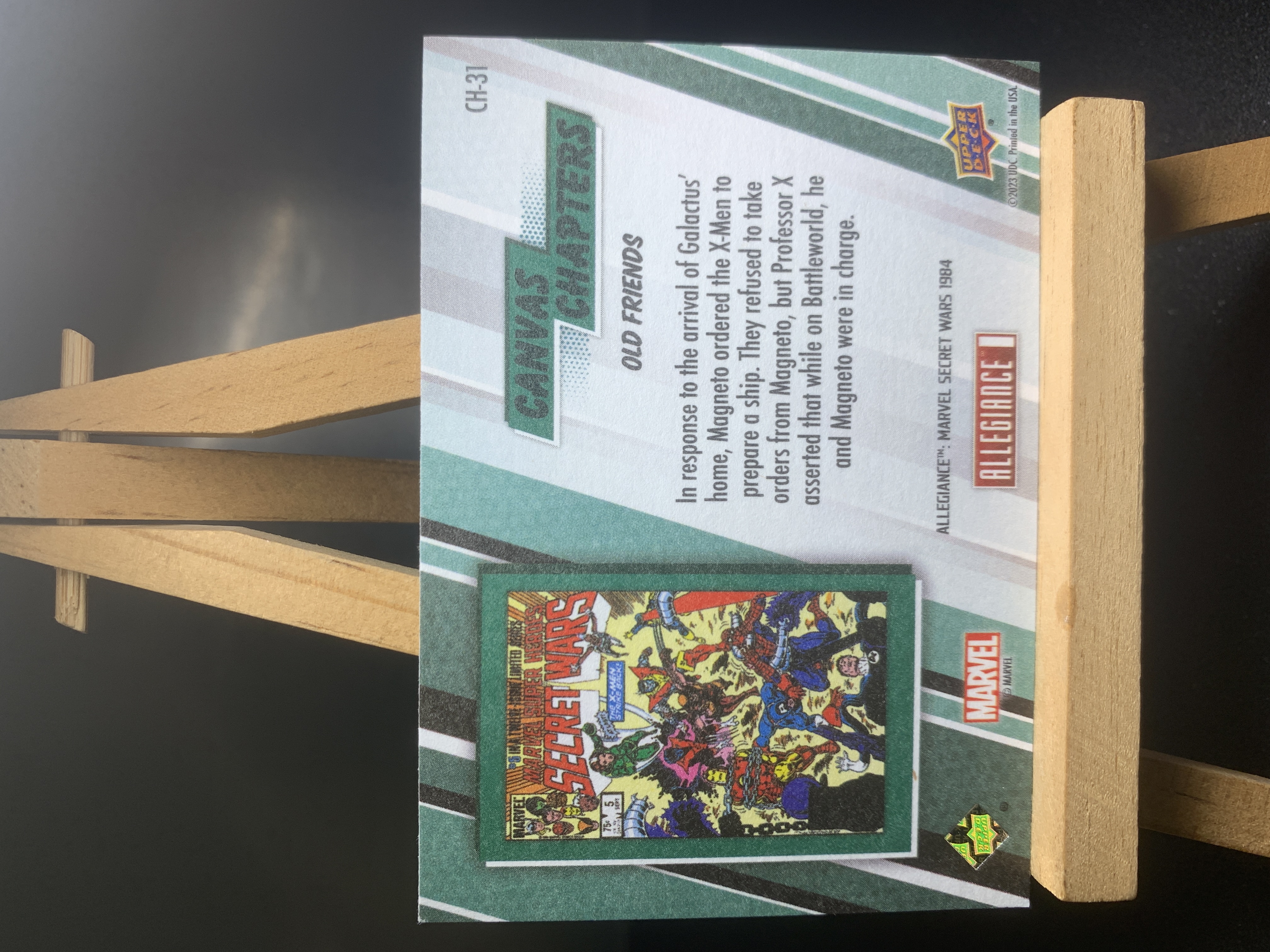 (B5) 2023 UPPER DECK 漫威 油画 画布 特卡 CH-31 实卡好看 收藏凑套必备 卡品如图 !!!