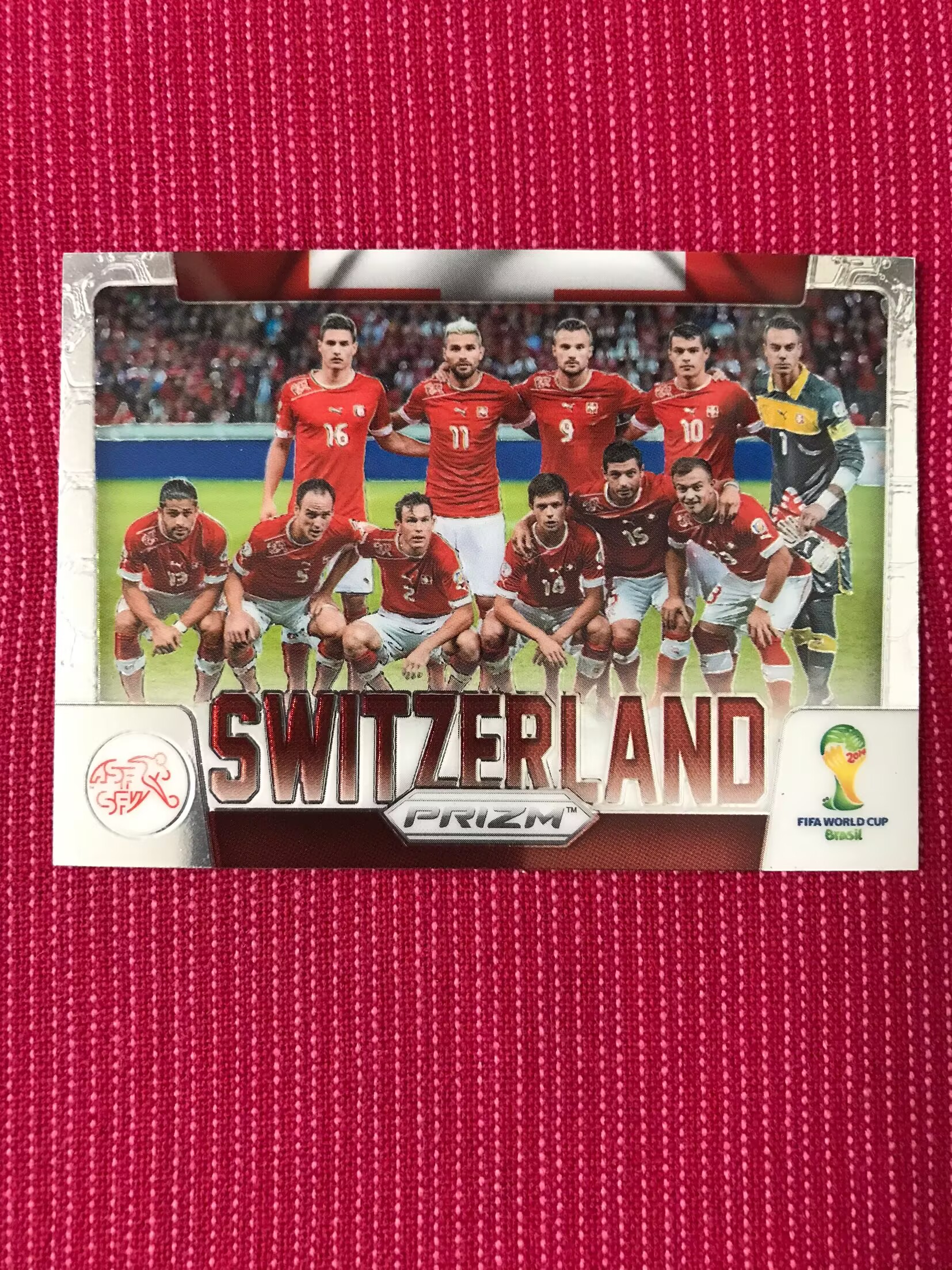 2014 Panini Prizm SWITZERLAND 【宾森光拍卖第191期】World Cup 全家福 特卡 瑞士 元年世界杯