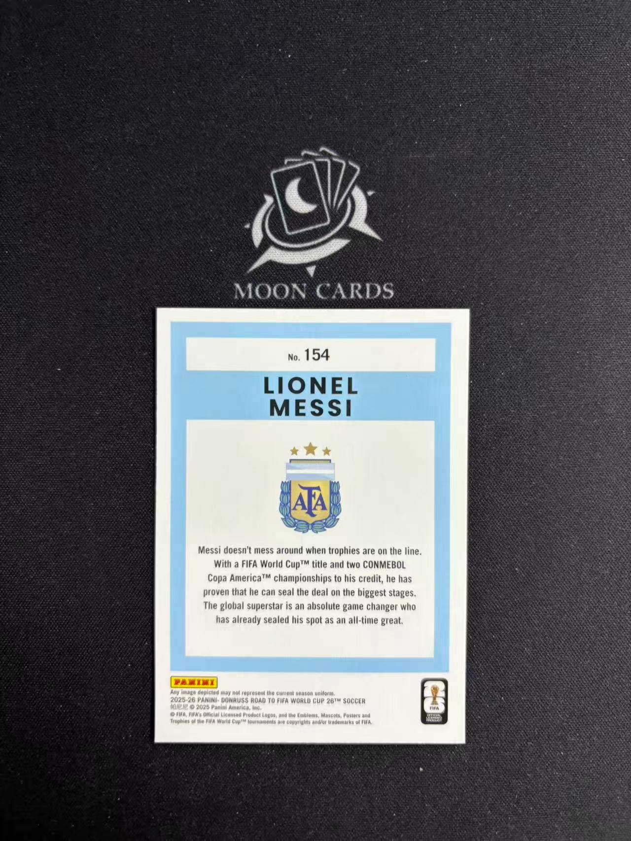 【梦卡拍卖】2025-26 Panini Donruss Optic Lionel Messi 利昂内尔 梅西 阿根廷 杜蕾斯OP 世界杯之路 base #DD# BT蒯