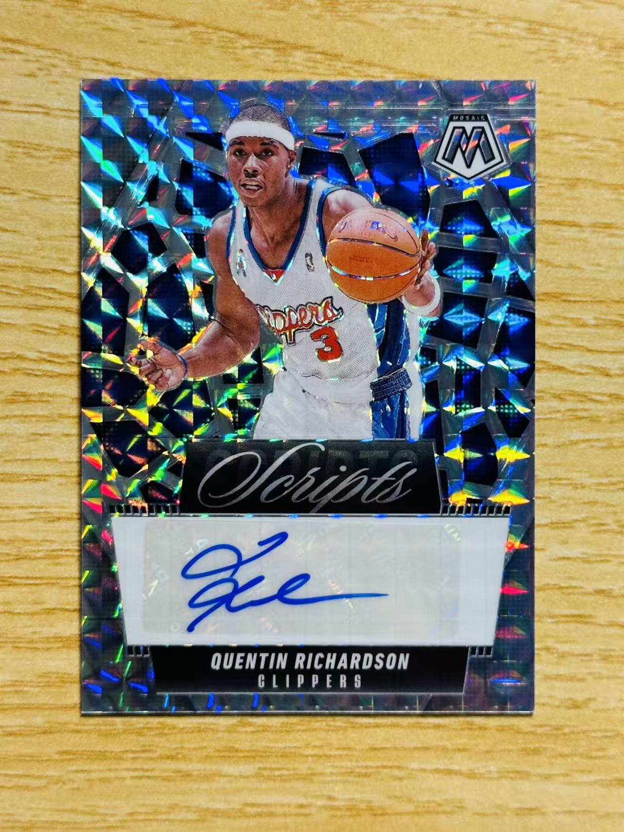 2024-25 Panini Mosaic Quentin Richardson 嘿嘿代卖 马赛克 昆汀 理查德森 签字 快船 收藏必备