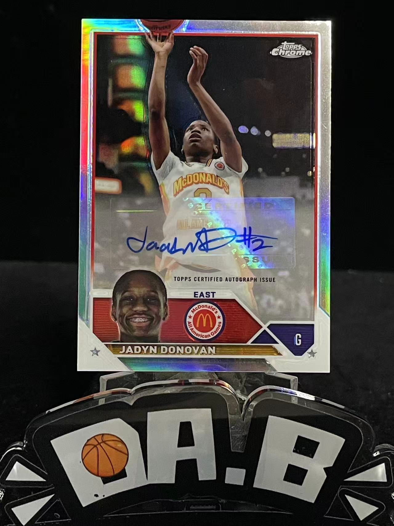 2023 Topps Chrome Jadyn Donovan 【大彪代拍预付90%】Topps 麦当劳赛 多诺万 折射 签字 微瑕如图 九到八