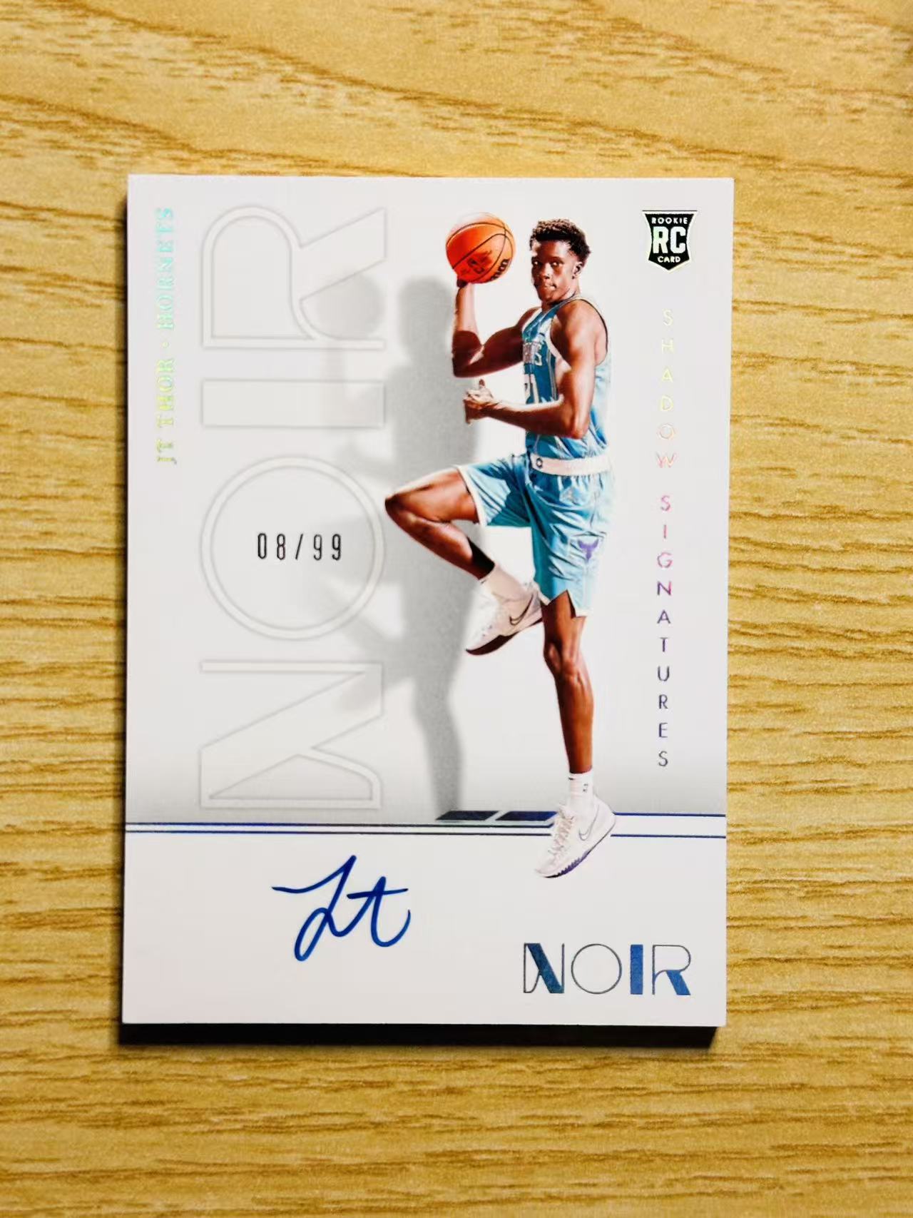 2021-22 Panini Noir JT Thor RC #SHA-JTH JT 索尔 黄蜂 诺尔 影子签 签字 卡签 08/99编