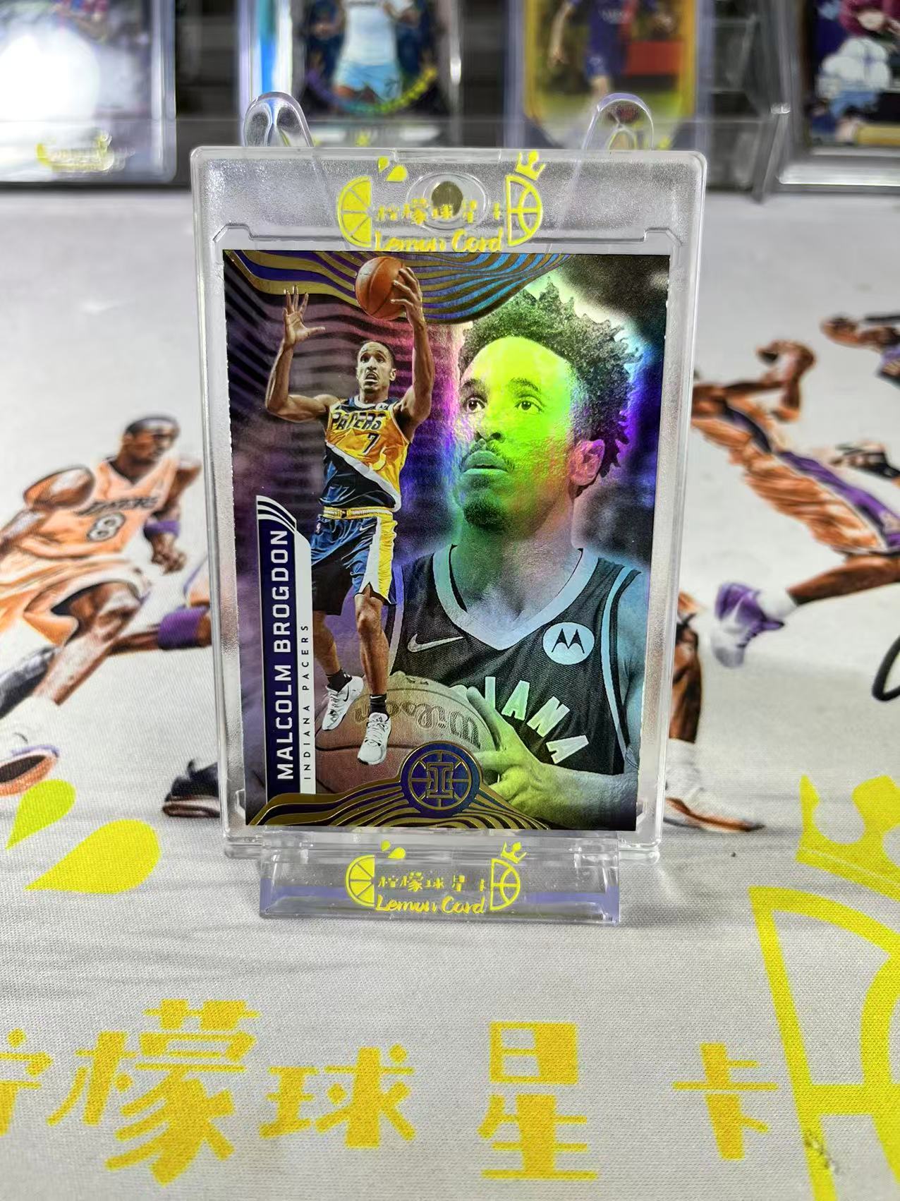 2021-22 Panini Illusions Malcolm Brogdon 【柠檬球星卡拍卖】步行者 马尔科姆 布罗格登 银折 折射 幻想 微瑕如图 #豆土