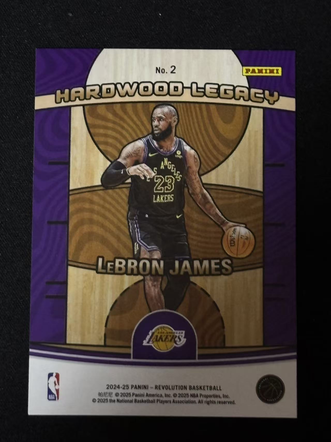 2024-25 Panini Revolution LeBron James 【磊子球星卡】革命 湖人 勒布朗 詹姆斯 小皇帝 银波点折 地板特卡 卡品如图
