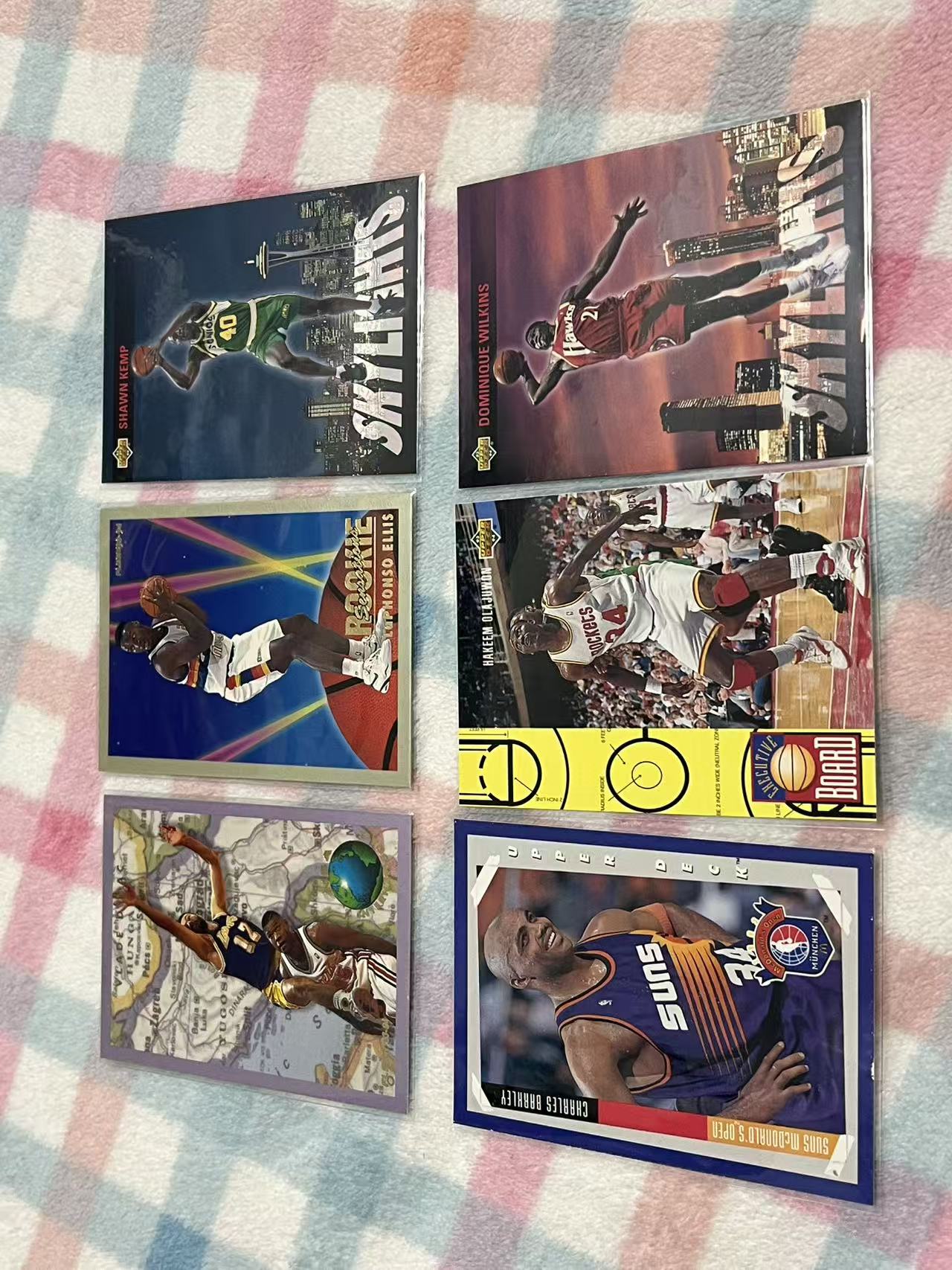 1993 Upper Deck NBA 19张打包 以赛亚托马斯 史蒂夫科尔 皮蓬 奥拉朱旺 肖恩坎普 巴克利等【老人 老卡 老特】#797