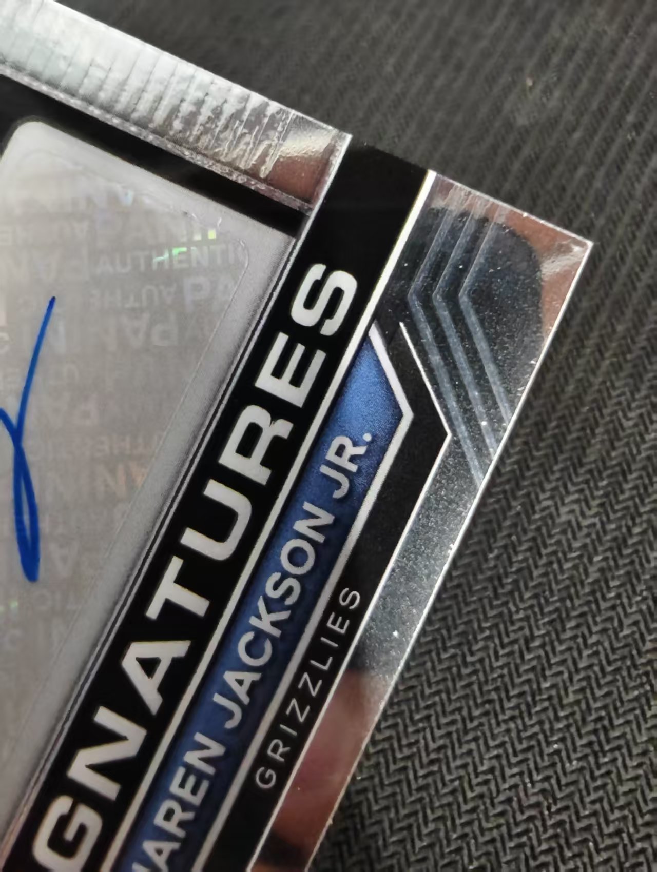 【汽水拍卖】2022-23 Panini Prizm Jaren Jackson Jr. PZ 灰熊 小杰伦 杰克逊 JJJ 签字 瑕疵如图